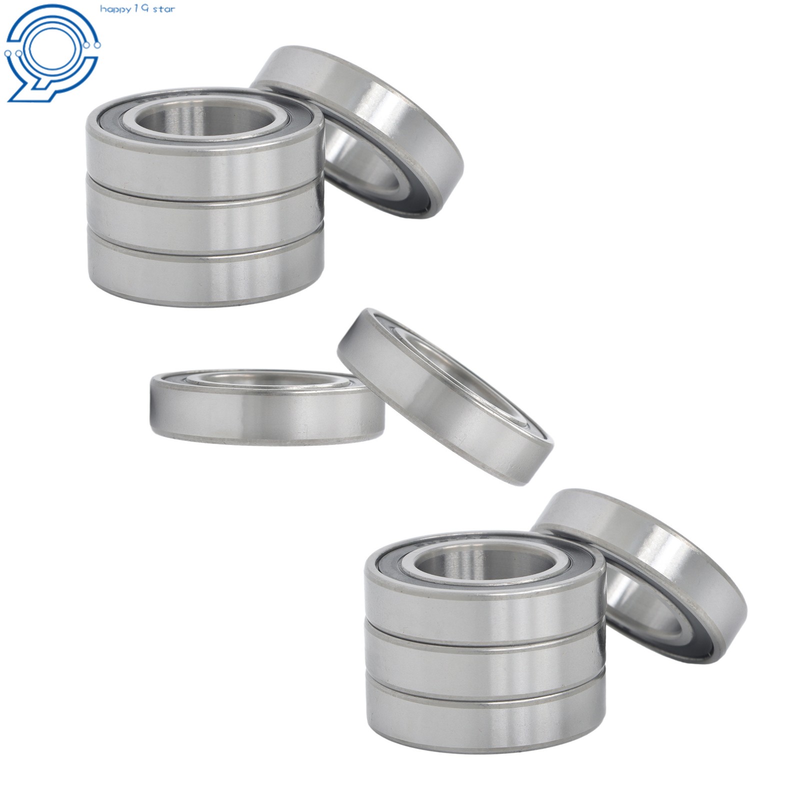 6007-2RS Deep Groove Ball Bearings 10pcs 35x62x14mm Sealed