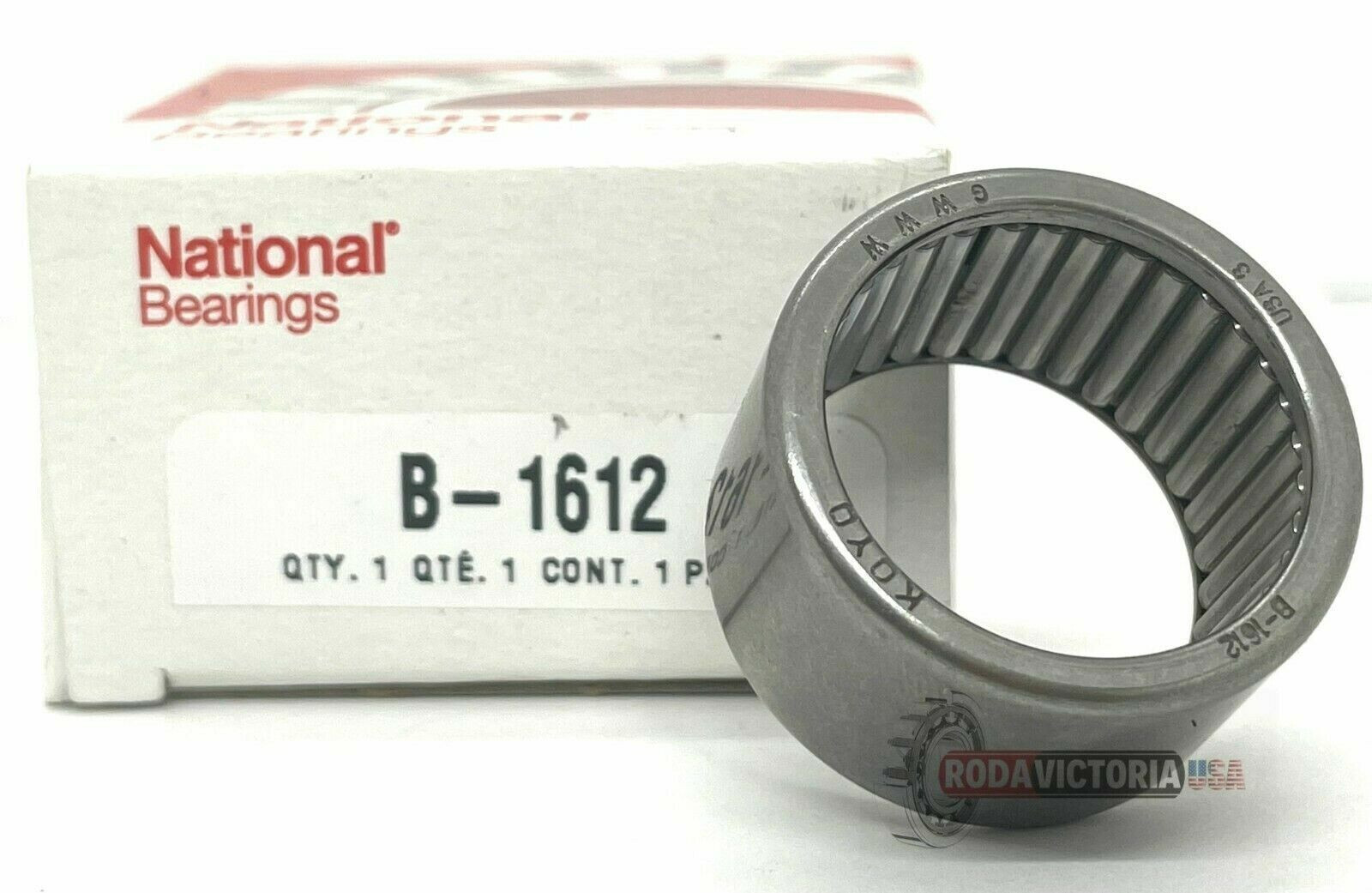 NATIONAL B1612 Full Complement Needle Roller Bearing Premium Koyo 1×1-1/4×3/4″
