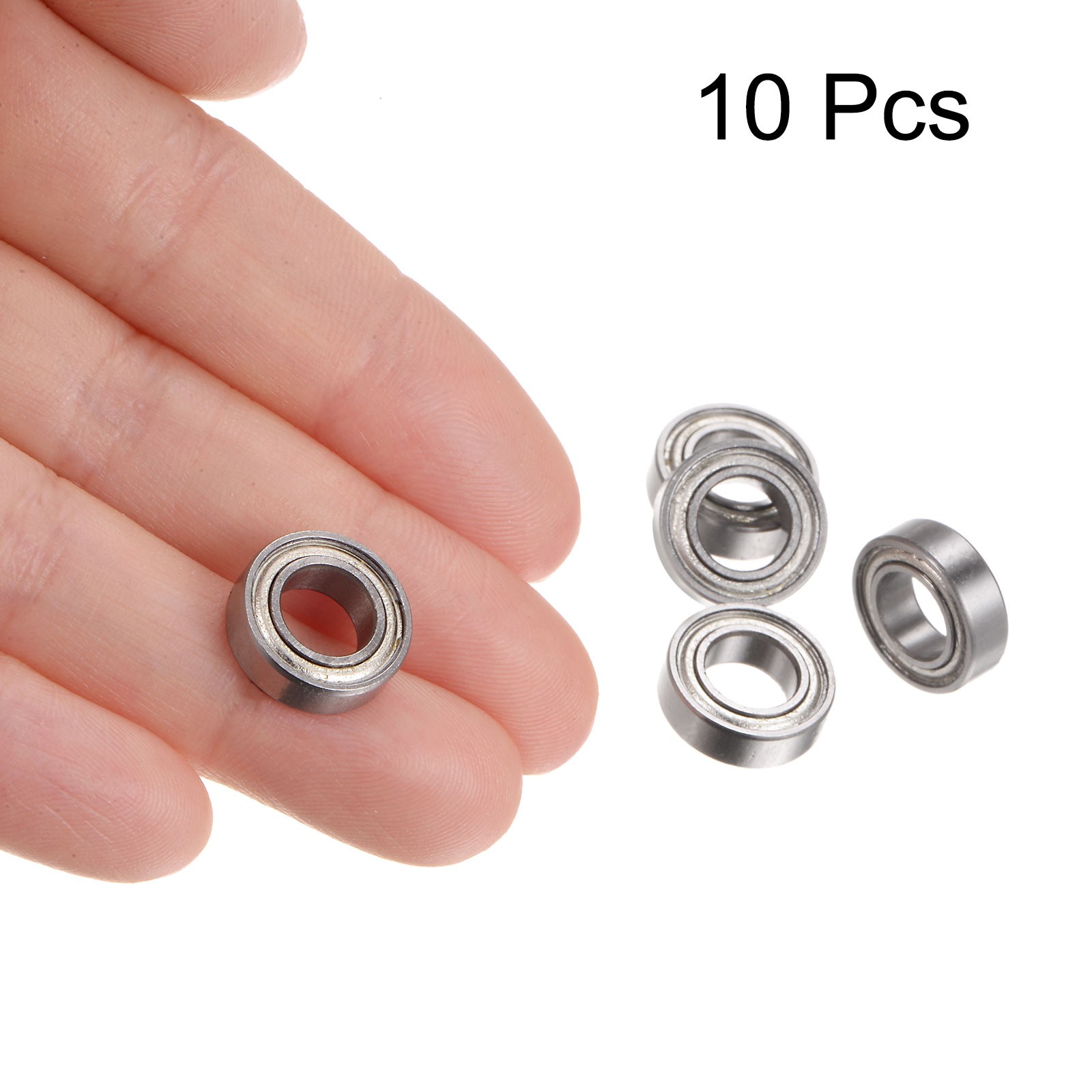 10pcs MR137ZZ Bearings 7x13x4mm Chrome Steel Mini Bearing Double Shielded, ABEC3