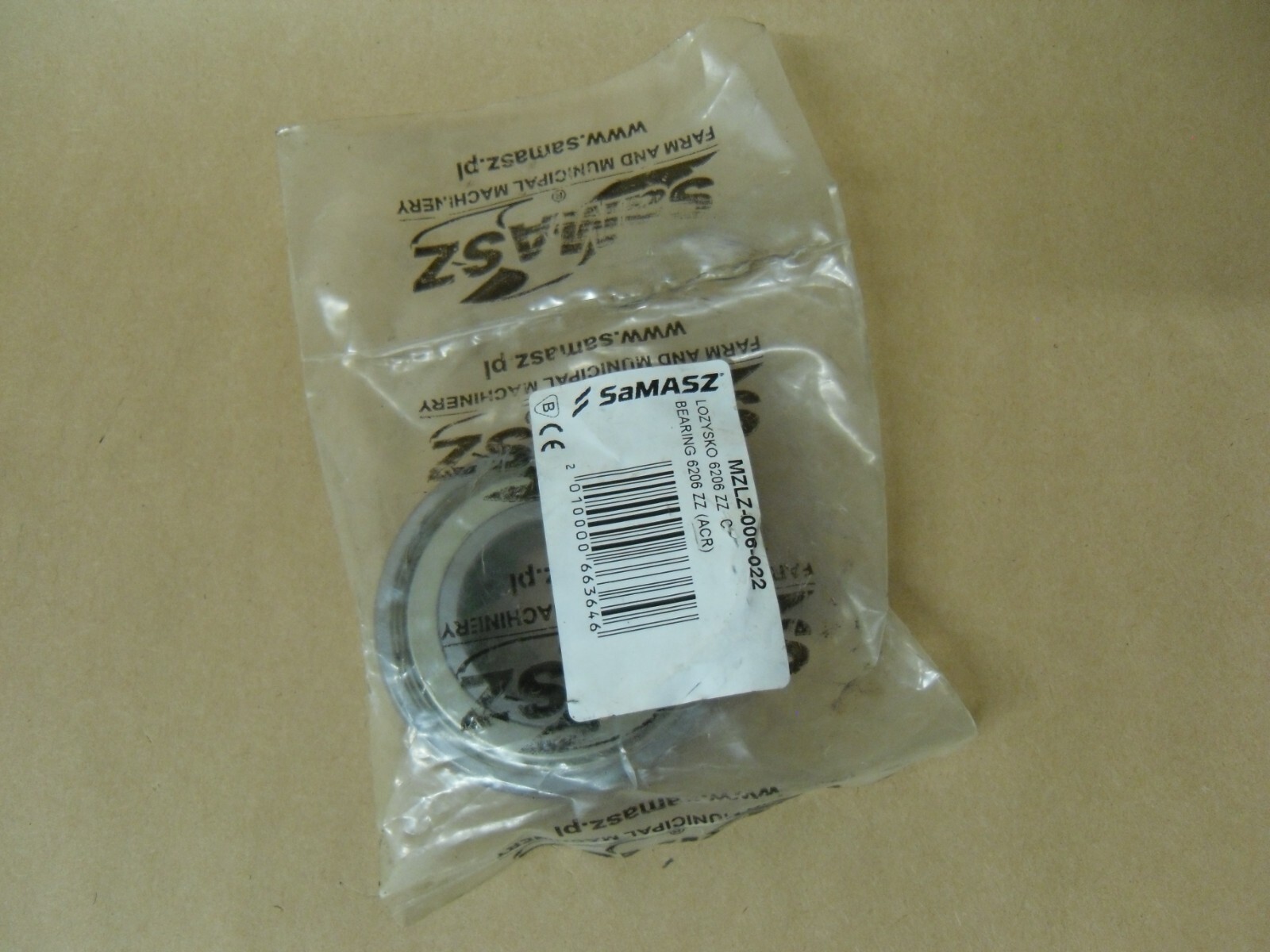 6206 ZZ BALL BEARING