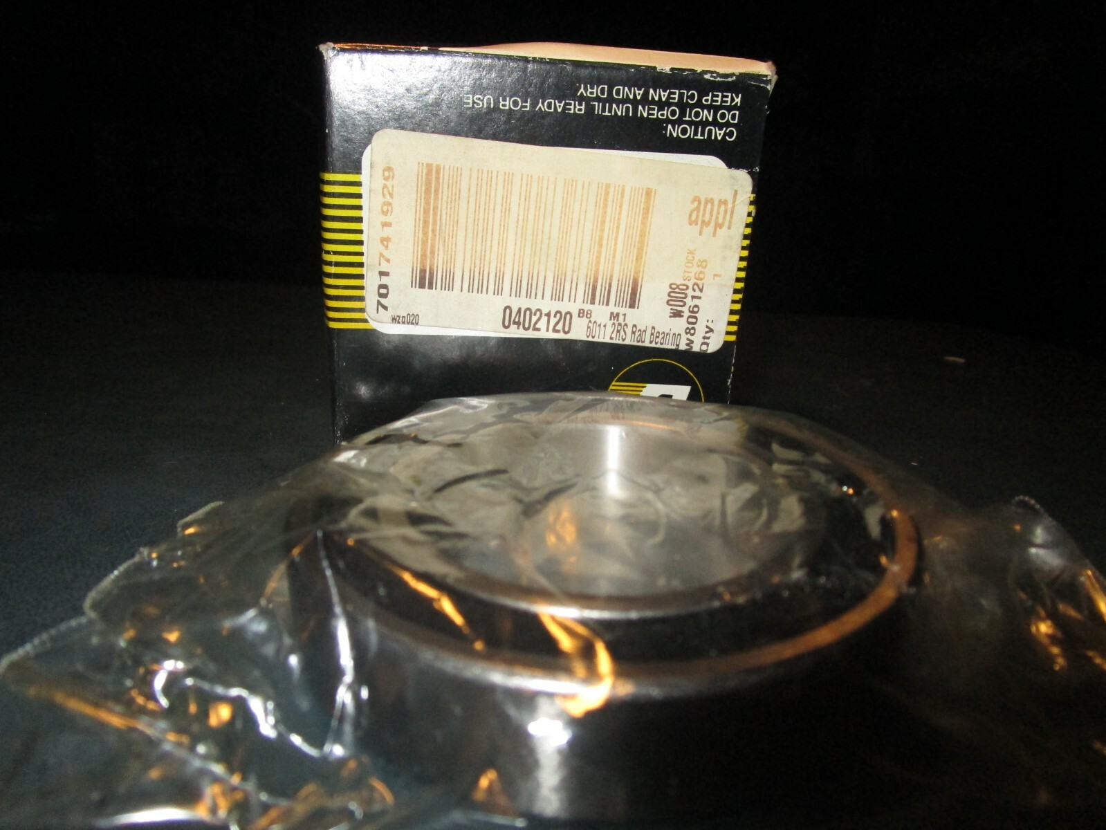 6011 2RS 55mm Bore x 90mm OD x 18mm W Single Row Two Seal Enclosed Deep Groove R
