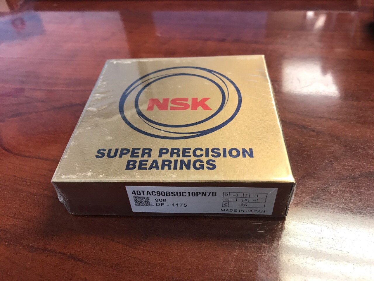 NSK super precision bearing 40TAC90BSUC10PN7B (40TAC90B) 40mm ID x 90mm OD