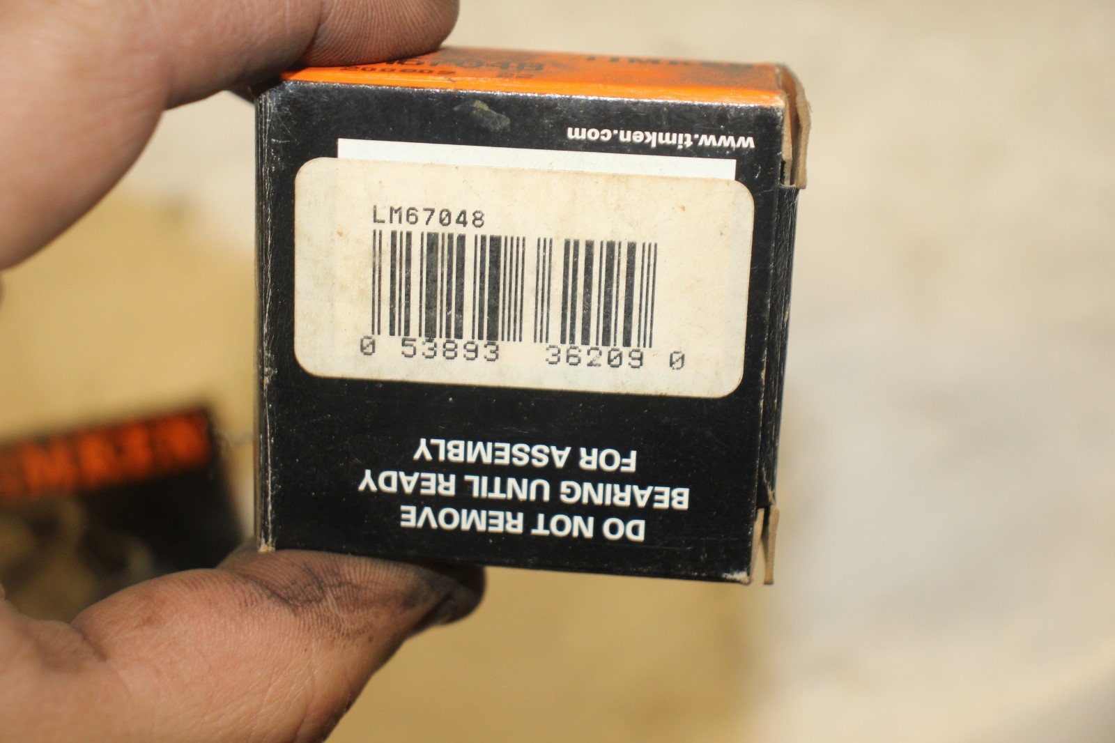 Lot of 2 Timken Bearings LM67048