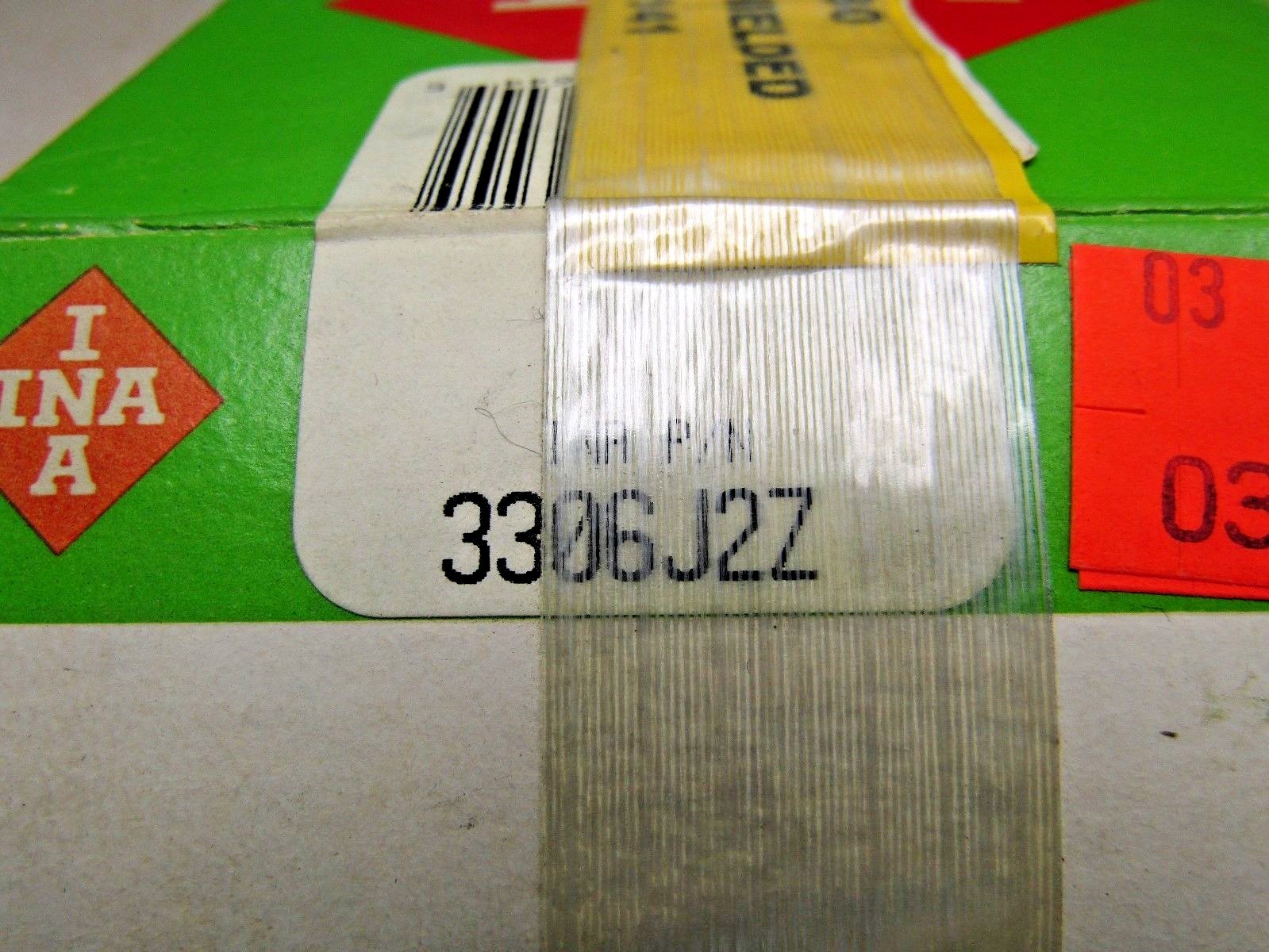 INA 3306J2Z , 3306a-ZZ 30mm X 72mm X 30.2 mm (1.1875″) Metal Shielded Bearing
