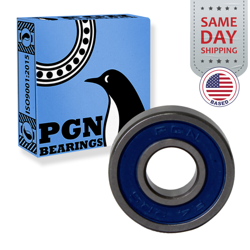 (30) R4-2RS Premium Rubber Seal Ball Bearing C3, 1/4″x5/8″x0.196″, R4rs