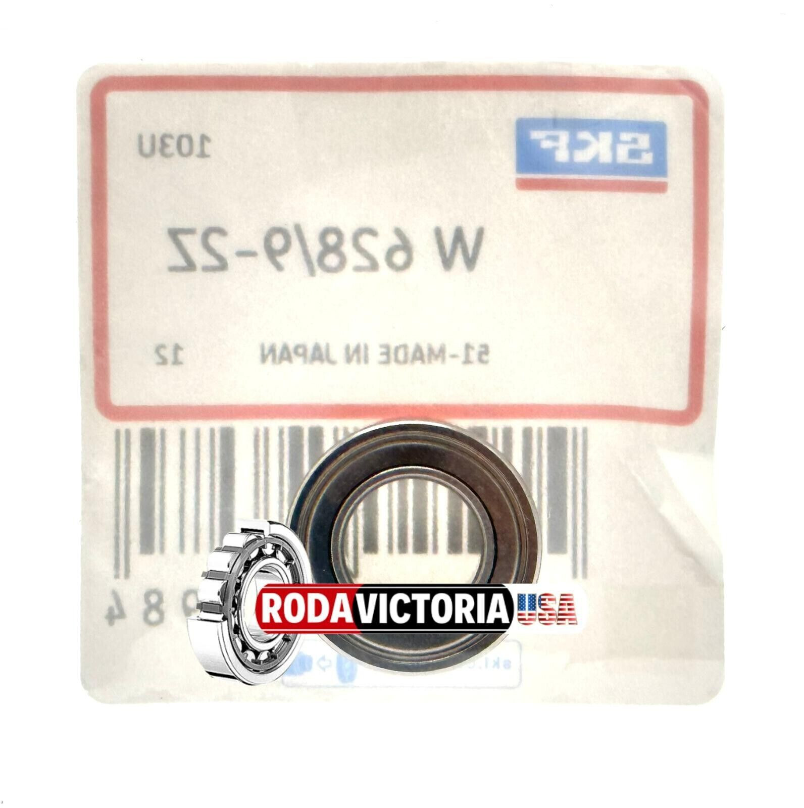 SKF W628/9 ZZ DEEP GROOVE BALL BEARING, METAL SHIELDED 9x17x5mm 689ZZ