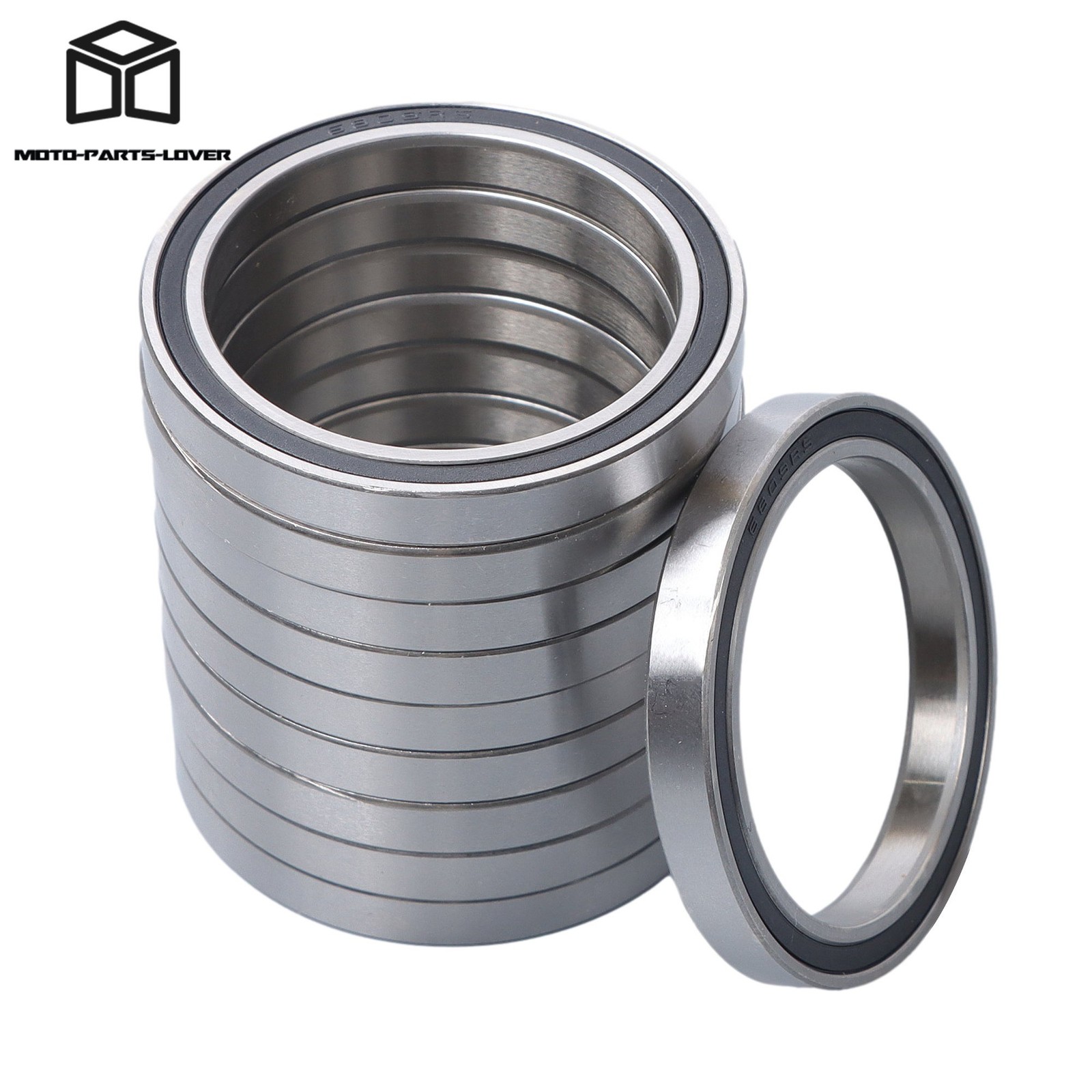 6809-2RS Rubber Sealed Ball Bearings 10pcs 45x58x7mm Set
