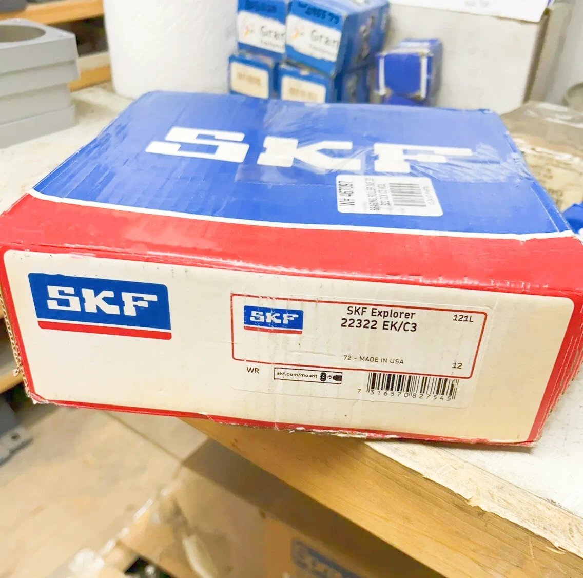 1PCS NEW SKF 22322 EK/C3 spherical roller bearing #