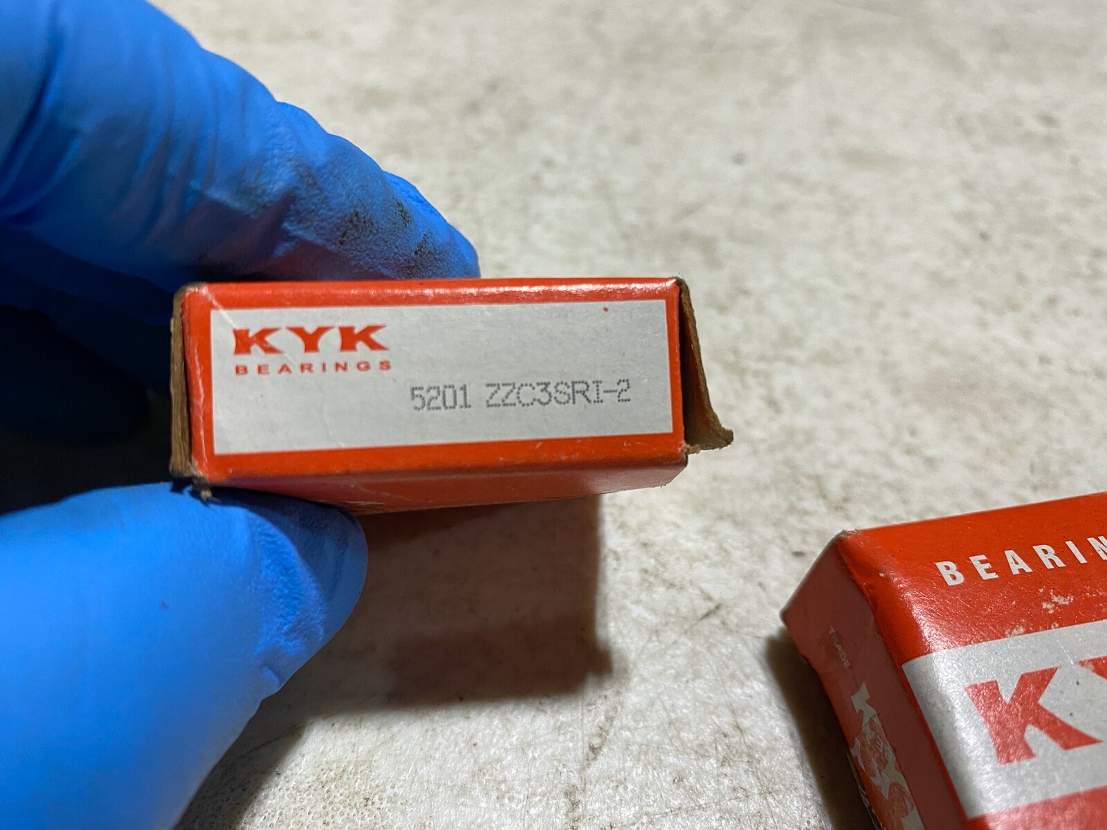 1x KYK 5201 ZZC3SRI-2 Angular Contact Bearing 32 x 12 x 16mm, NOS unused