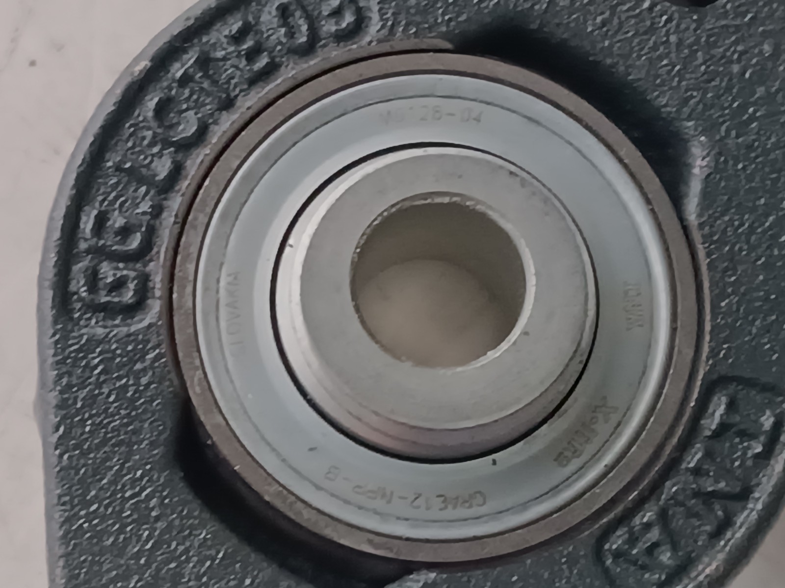INA GLCTE12 Two-bolt Flanged Bearing, Bore: 12mm, Oval Cast Iron Housing