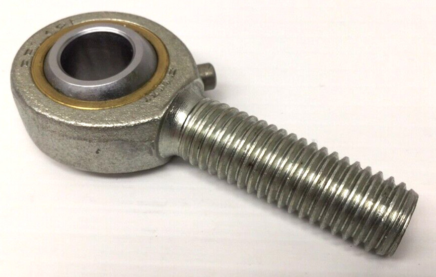NMB PRL12E Rod End Male M12-1.75 LH Threads M12 Swivel Bore With Grease Zerk