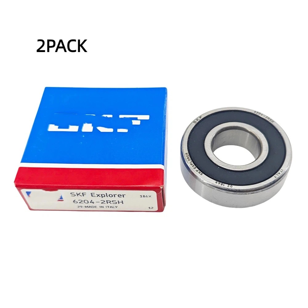 NEW 2PCS For SKF 6204-2RSH Deep Groove Ball Bearing 6204-2RS 6204RS US