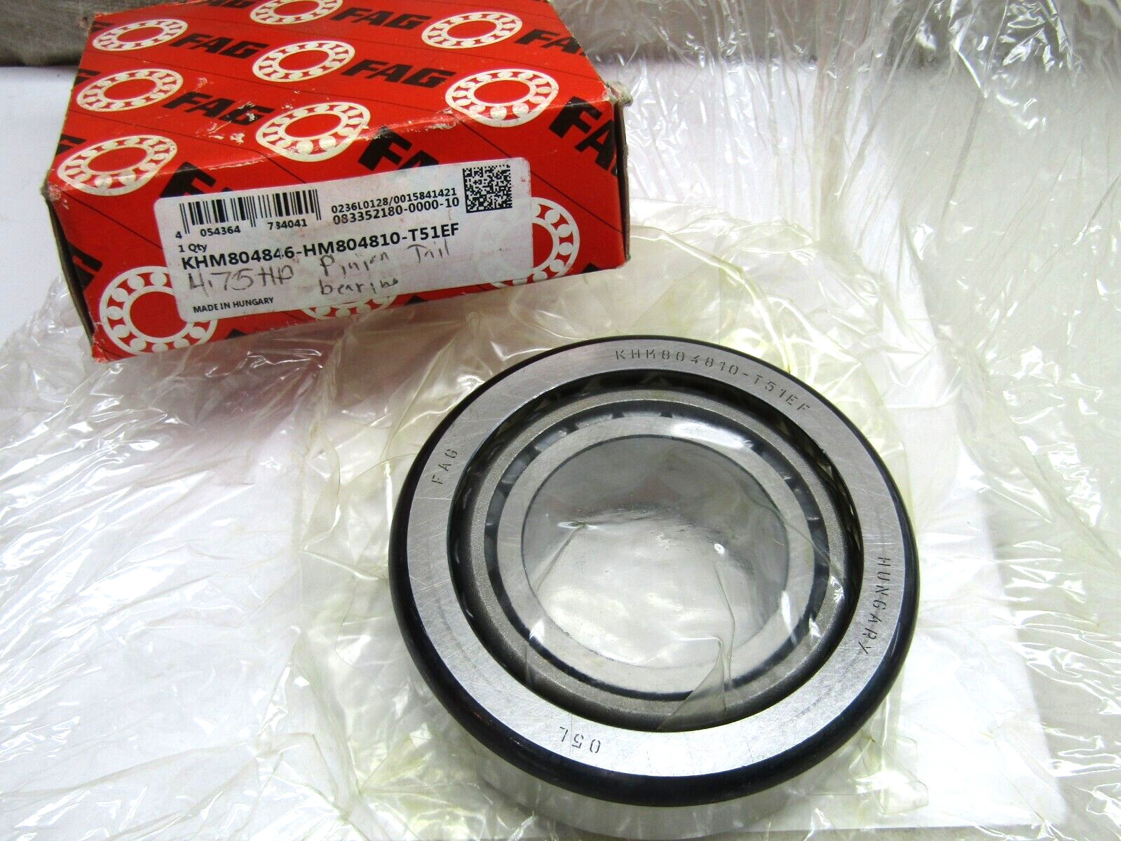 FAG K HM804846 HM804810 Tapered Roller Bearing Cup & Cone