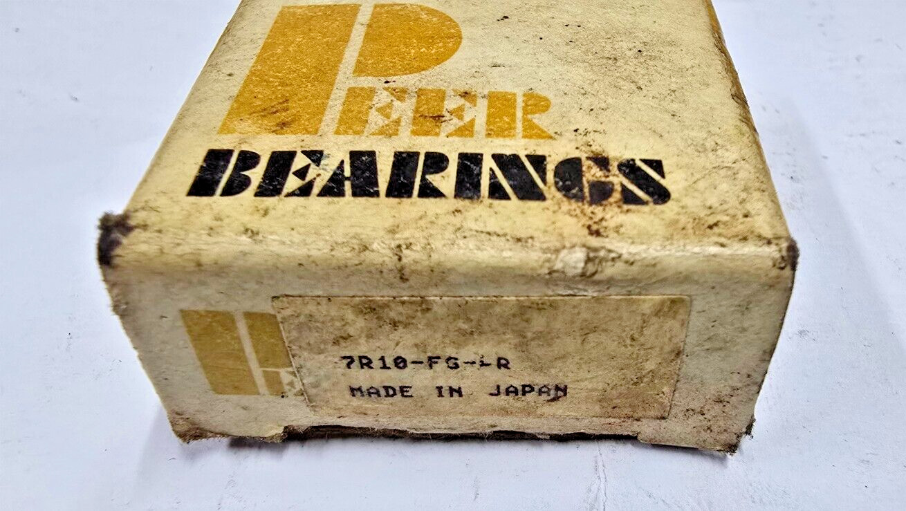 7R10 Ball Bearings NEW OPEN PEER KSK JAPAN ONE SIDE SHIELDED 7R10Z LOT OF 2 7R10