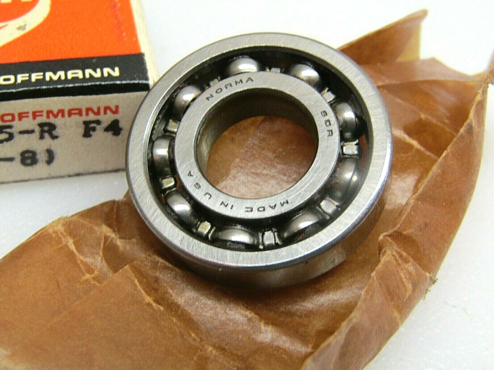 Norma Hoffman Made in USA R-8 R8 1/2″ X 1-1/8″ X 5/16″ Open Bearing