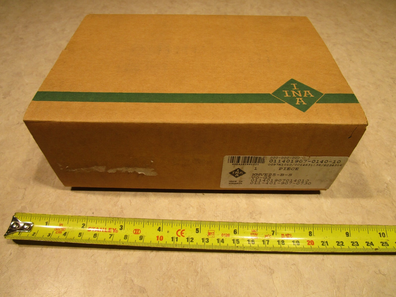 INA KWVE25-B-S-V0-G3, LINEAR BEARING UNIT, H0257