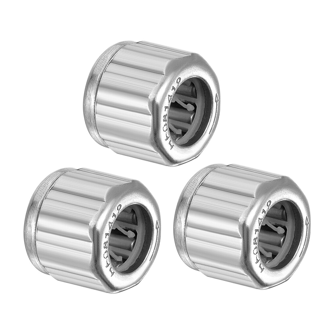 3pcs HF081412 Needle Roller Bearings One Way Bearing 8mm Bore 14mm OD 12mm