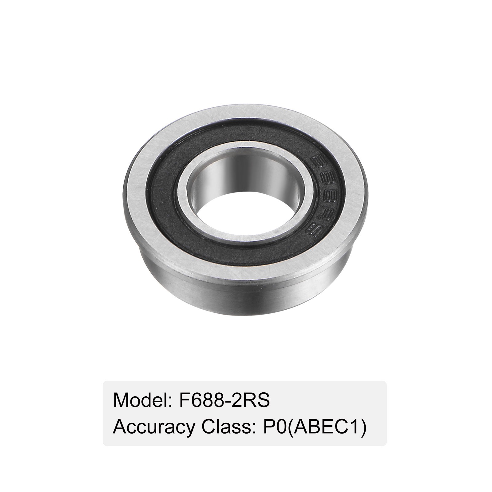 20pcs F688-2RS Flanged Ball Bearing 8x16x5mm ABEC1 Flange Bearings