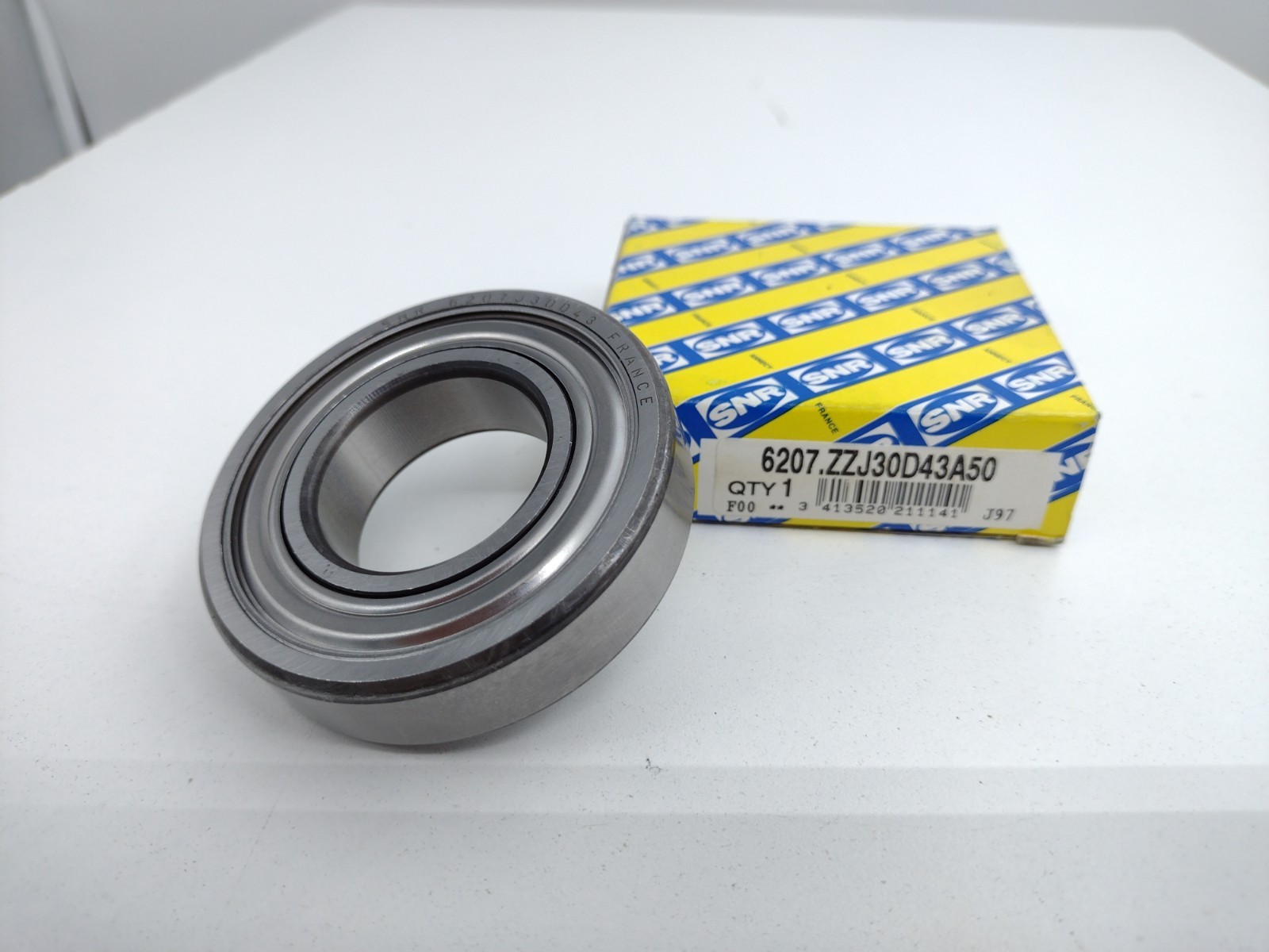 *** SNR 6207 ZZ J30 D43 A50 Deep Groove Ball Bearing mm Bore