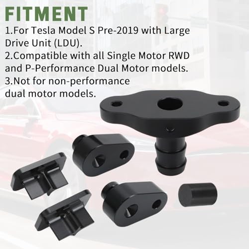 Drive Unit Coolant Port Tesla Model S Billet Aluminum LDU Upgrade