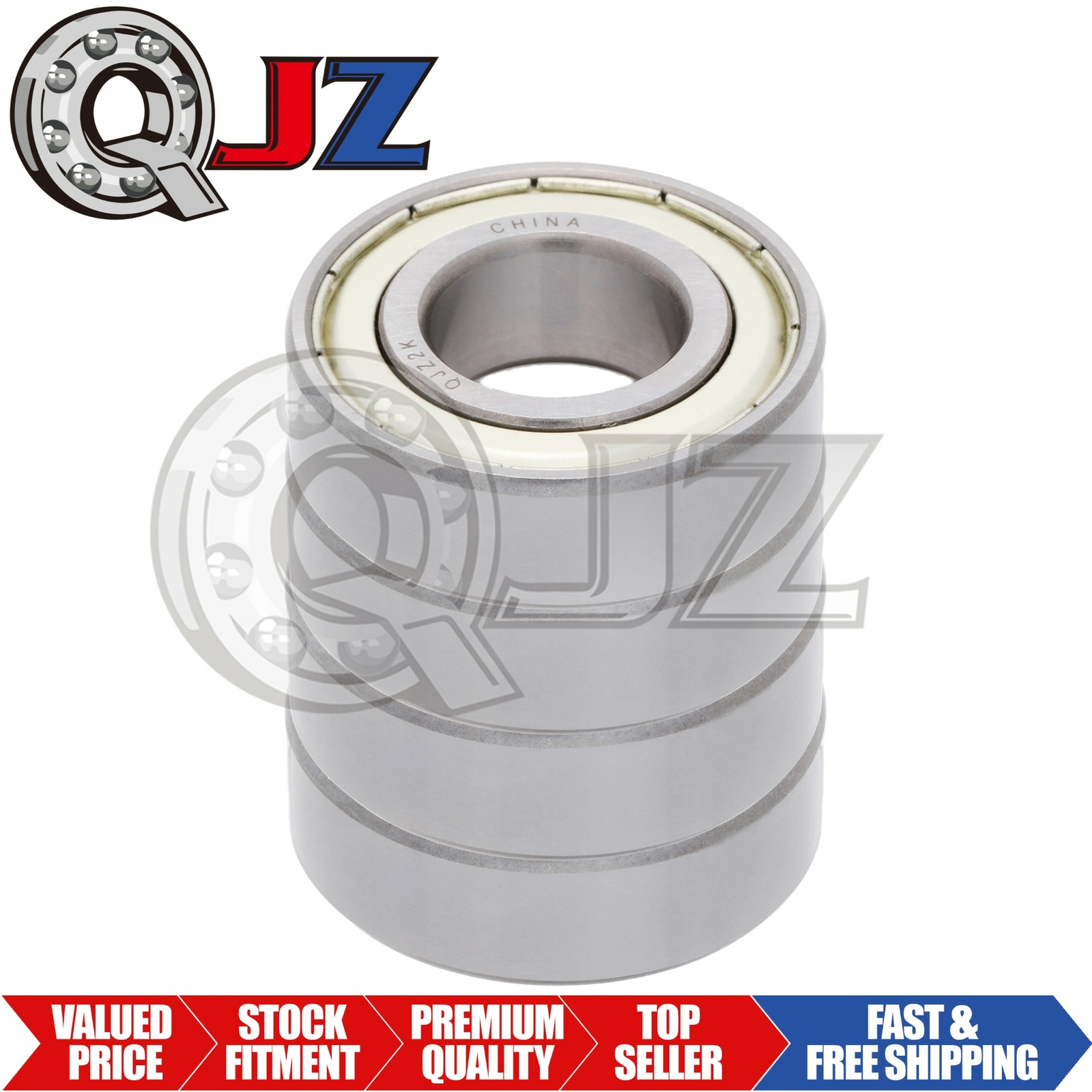 [4-Pack] 6901-ZZ Radial/Deep Groove Ball Bearing 12mm x 24mm x 6mm Metal Shield