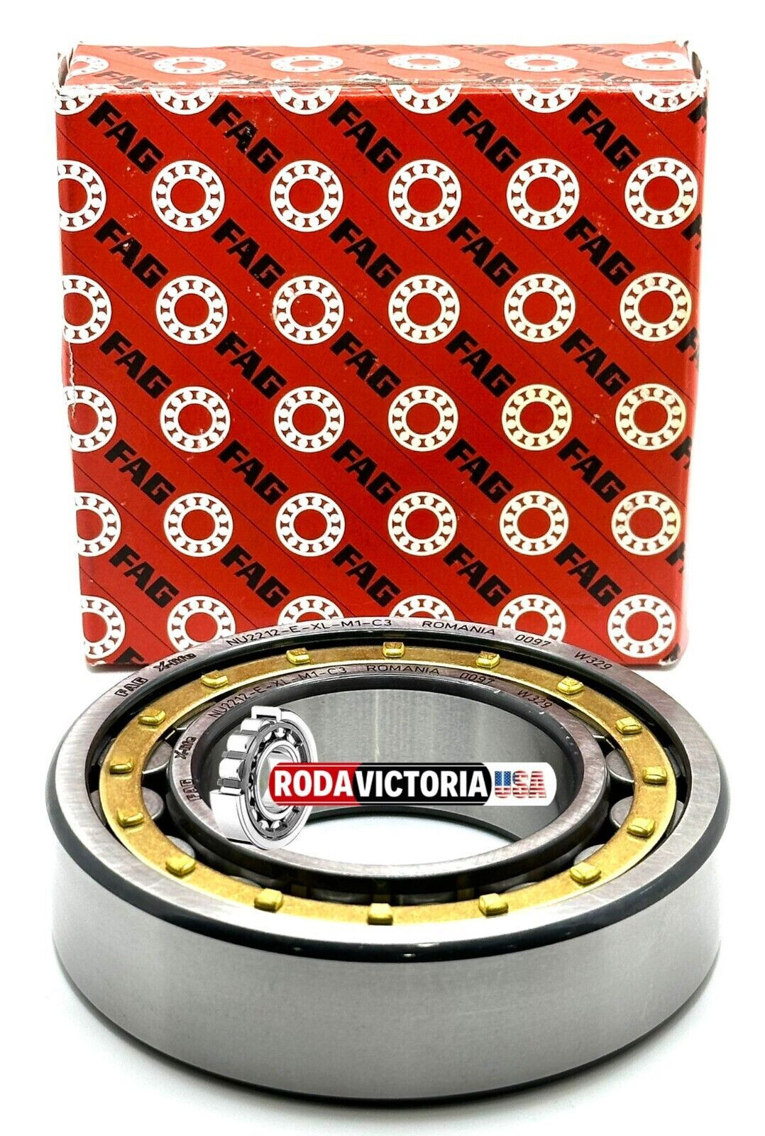FAG NU2212 E XL M1 A C3 CYLINDRICAL ROLLER BEARING 60x110x28mm