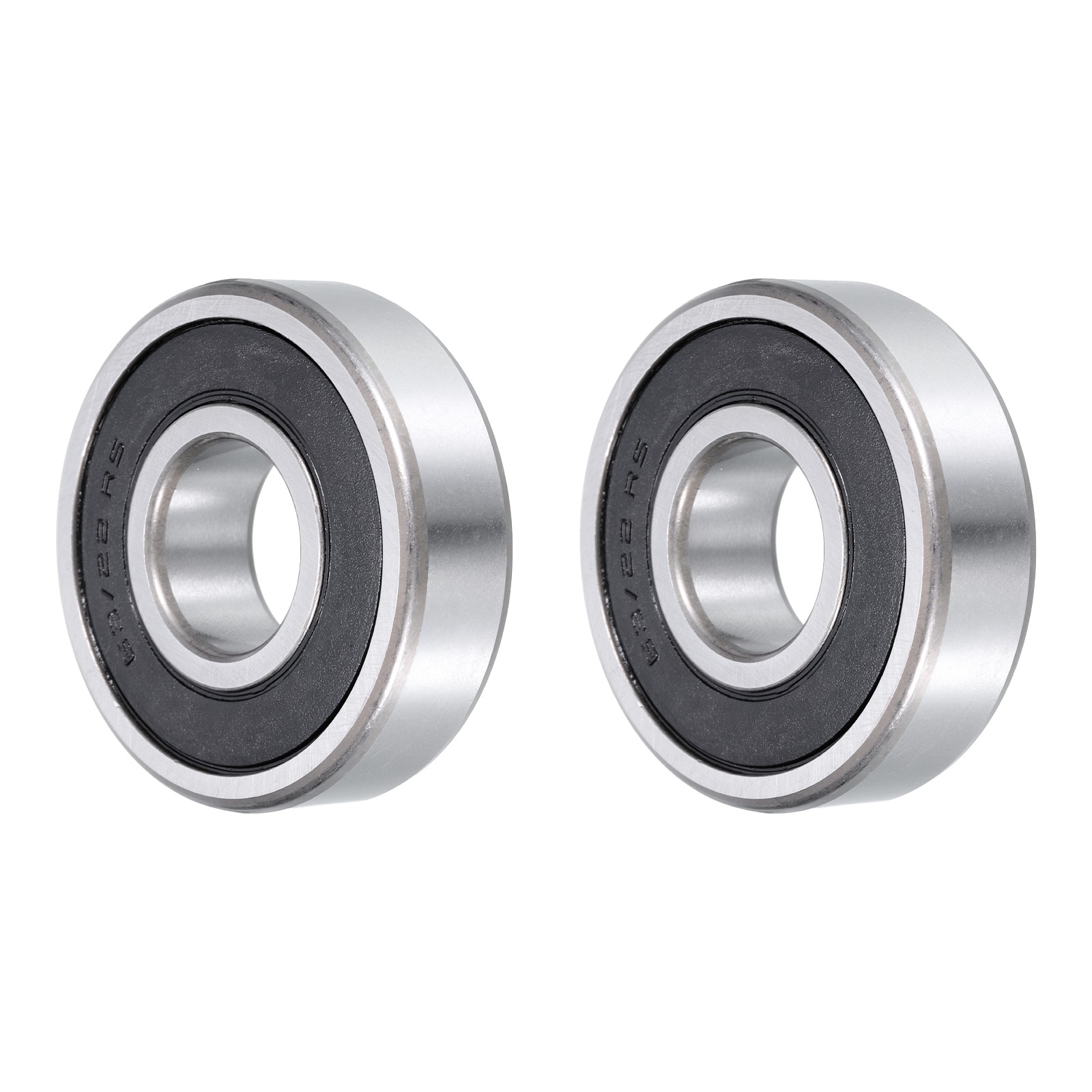 63/22-2RS Deep Groove Ball Bearings,22x56x16mm Rubber Seal Bearings 2 PCS