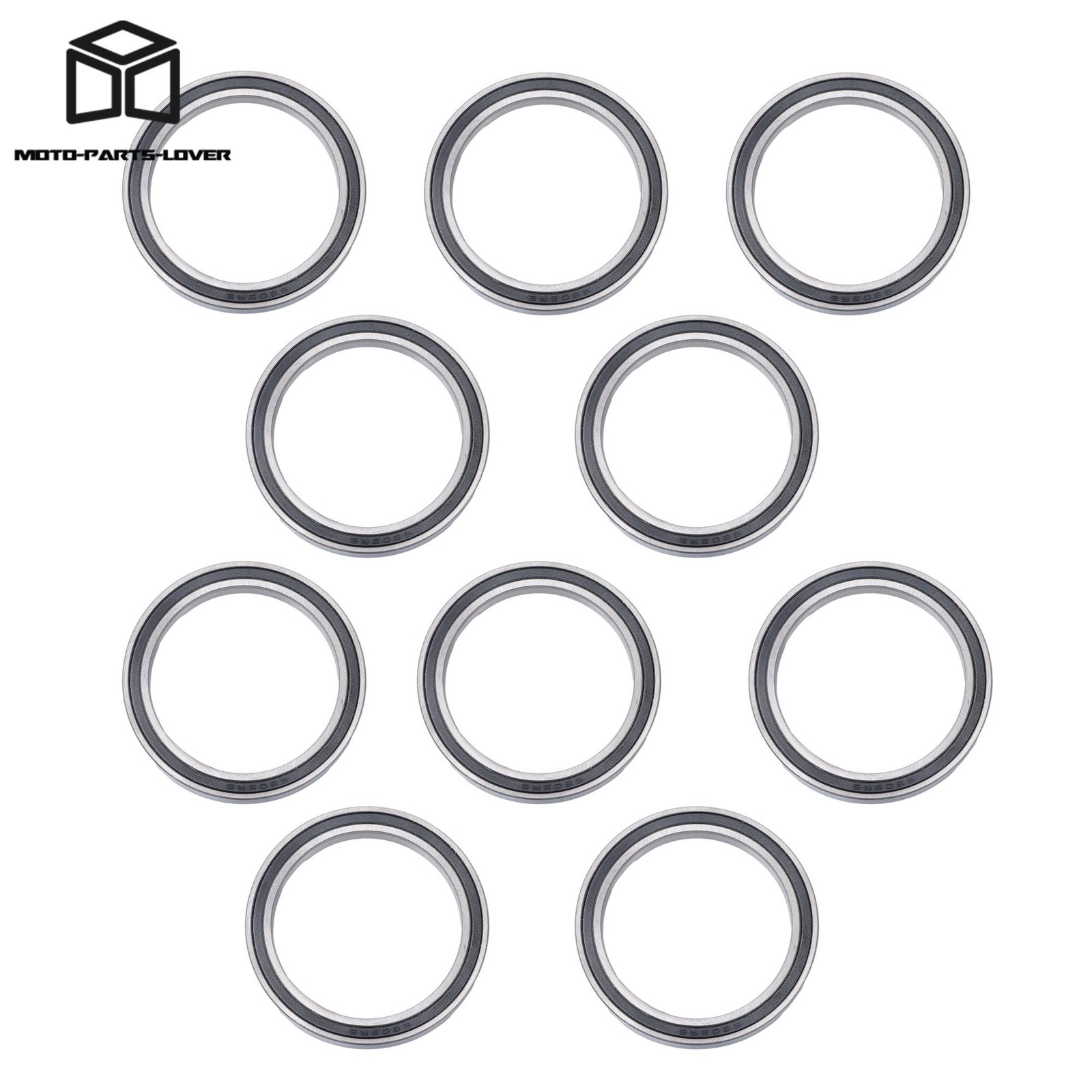 6809-2RS Rubber Sealed Ball Bearings 10pcs 45x58x7mm Set