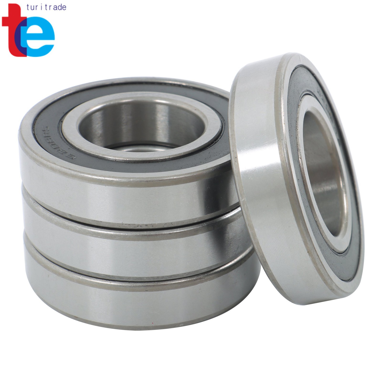 4pcs 6208-2RS Sealed Ball Bearings 40*80*18mm Double Sealed