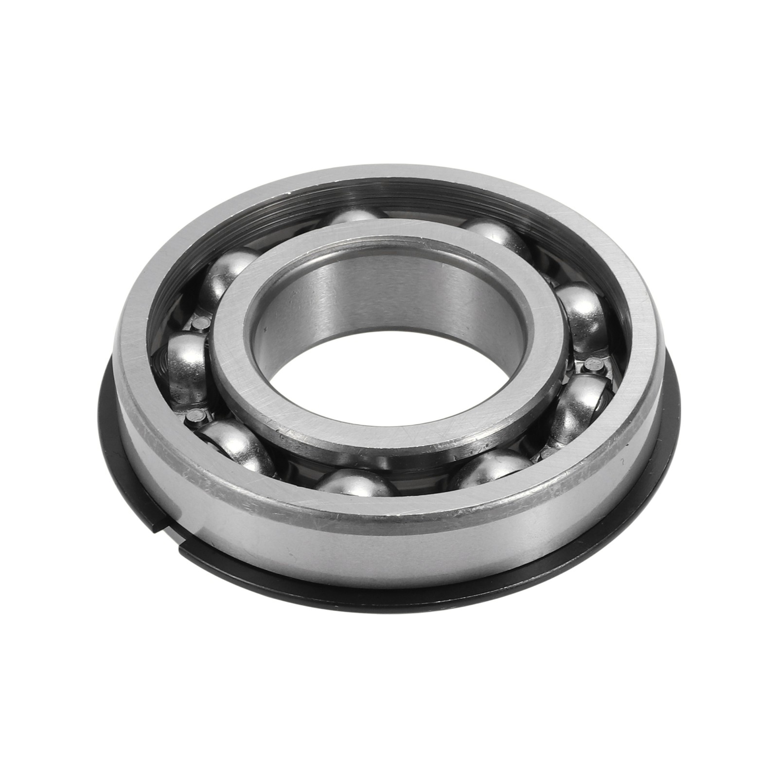 6207NR Deep Groove Ball Bearings 35x72x17mm 1 Pc Silver Tone
