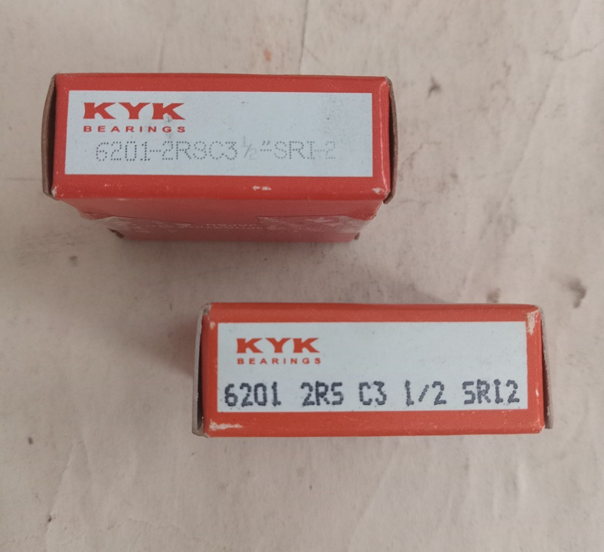 KYK 6201-2RS Bearing ** Lot of 2 Bearings **