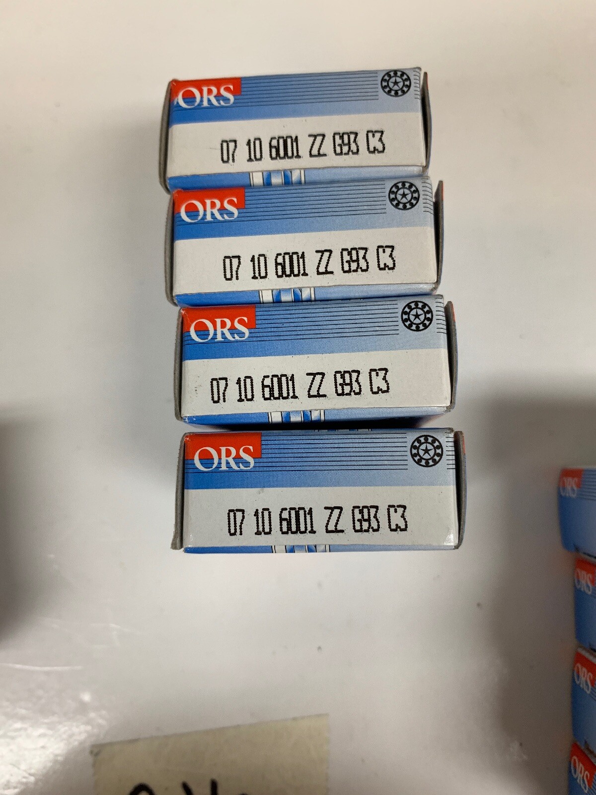 4-Ors 6200 ZZ C3 G93,4-6001 ZZ C3 G93&2-6002 ZZ C3 G93 (10 Total)New Bearings