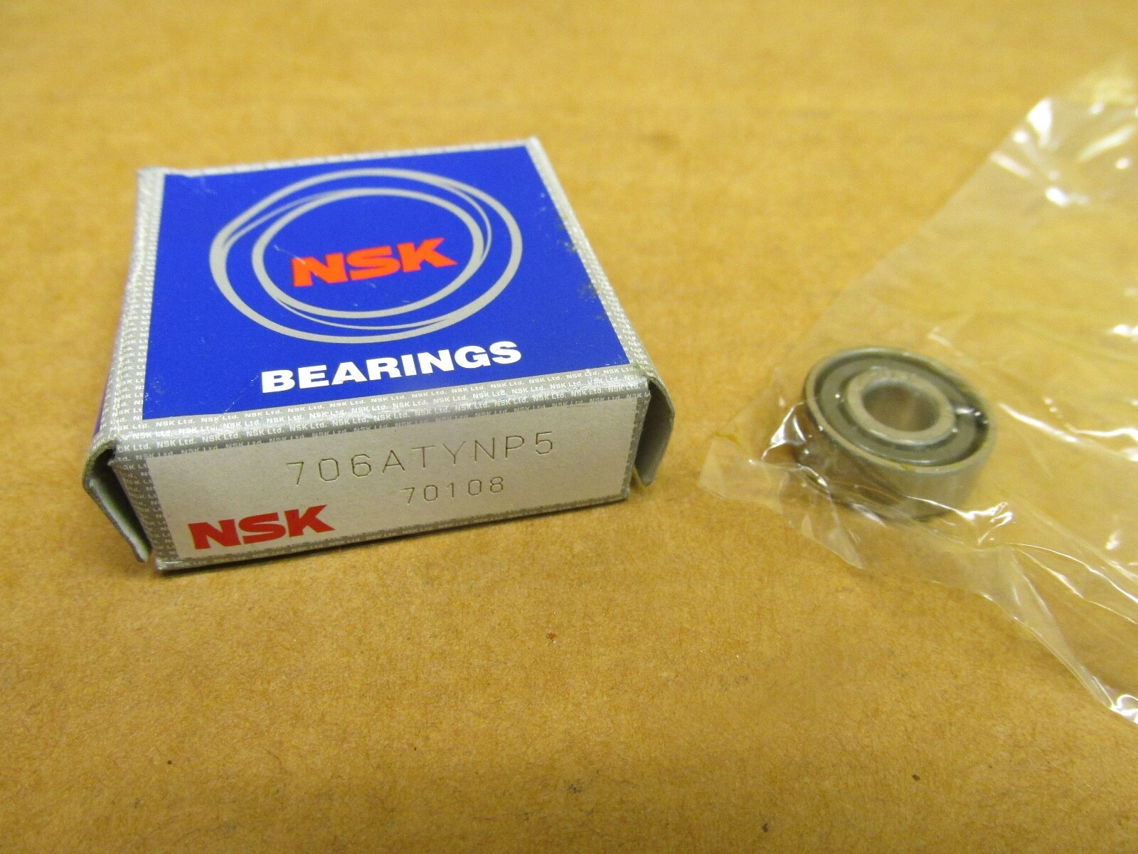 NSK 706ATYNP5 Angular Contact Bearing 6x17x6 mm 706 A TYNP5 706A Japan