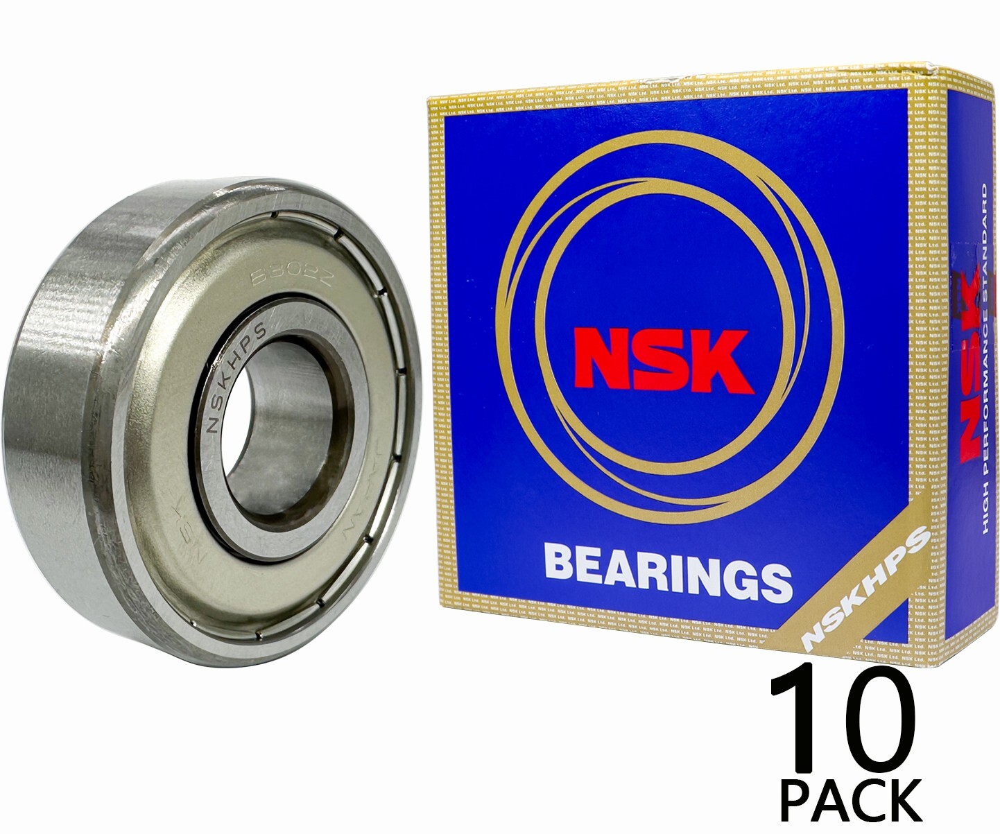 10PACK!! NSK 6302ZZ 15X42X13MM MADE IN JAPAN Double Metal Seal Ball Bearings