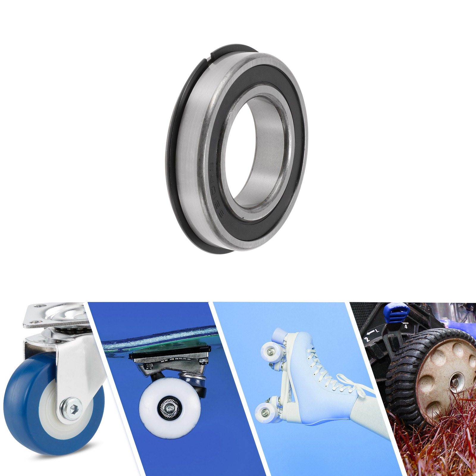 6210NR2RS Deep Groove Ball Bearings 50x90x20mm Scooter Skateboard Wheel