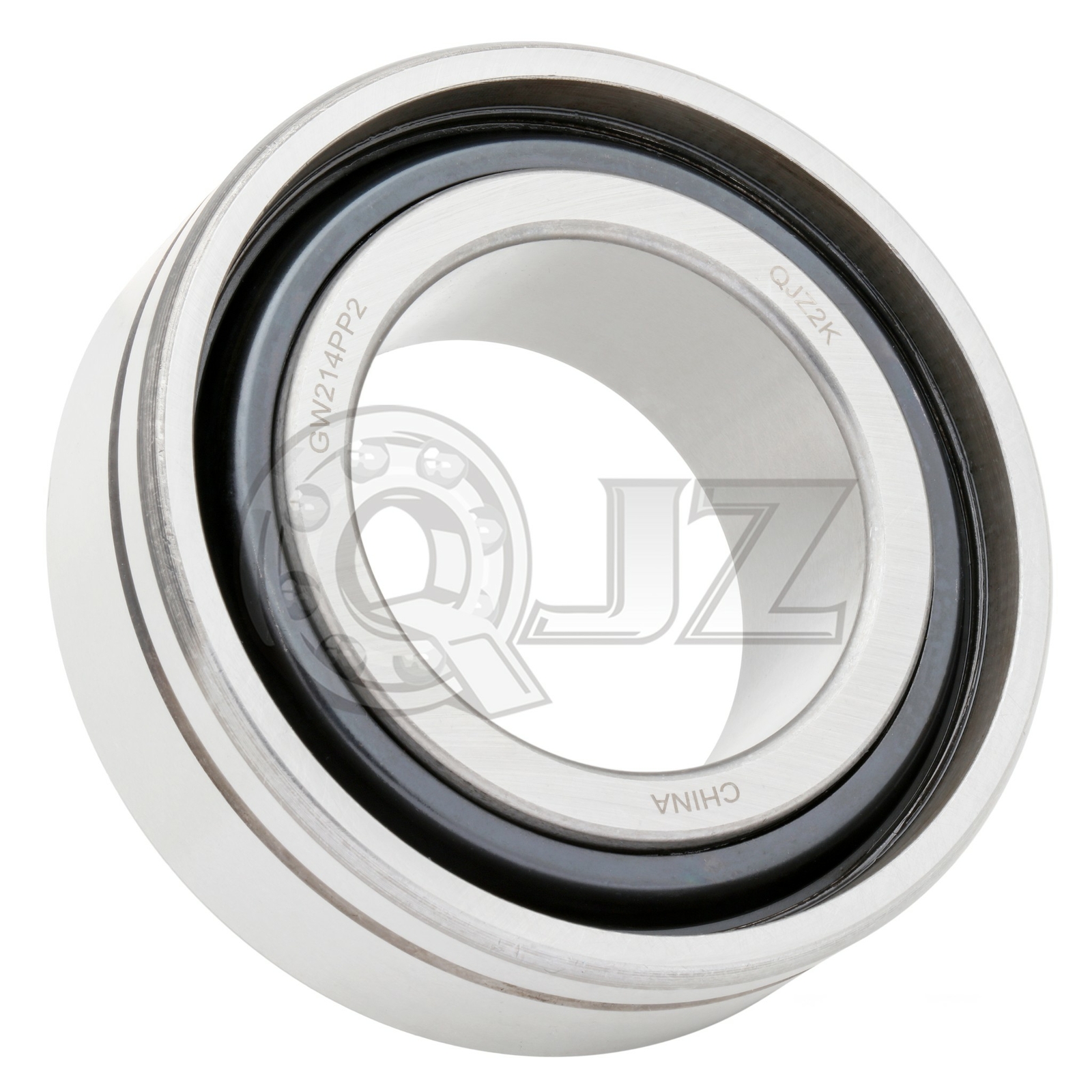 [1-Pack] GW214PP2 Agricultural Ball Bearing [2.76″ Bore x 4.92″ OD x 1.56″ W]