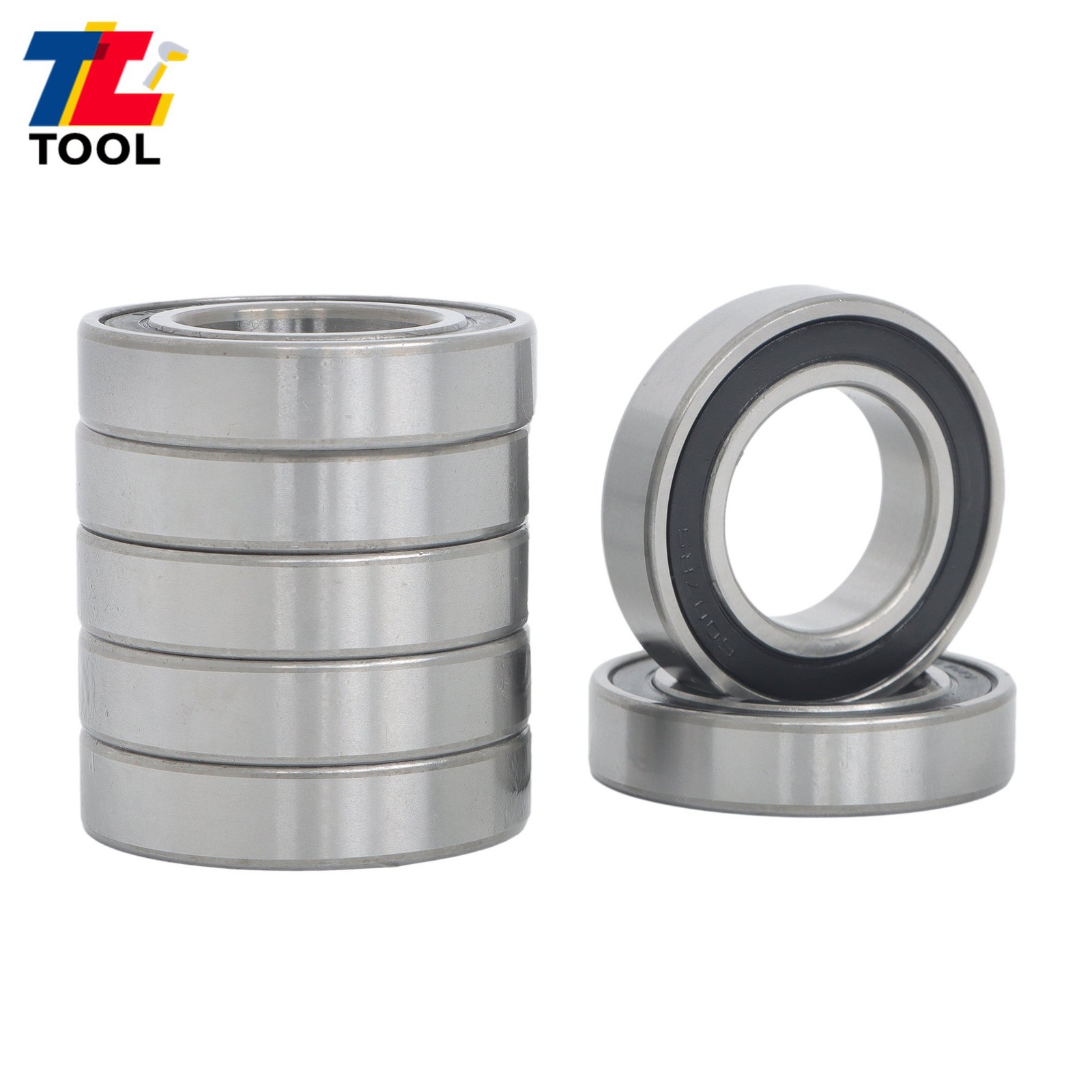 Industrial 6007-2RS Bearings 10pcs 35x62x14mm Double Sealed