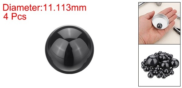 4pcs Ceramic Bearing Balls 7/16″ 11.113mm, Si3N4 Silicon Nitride G10 Precision