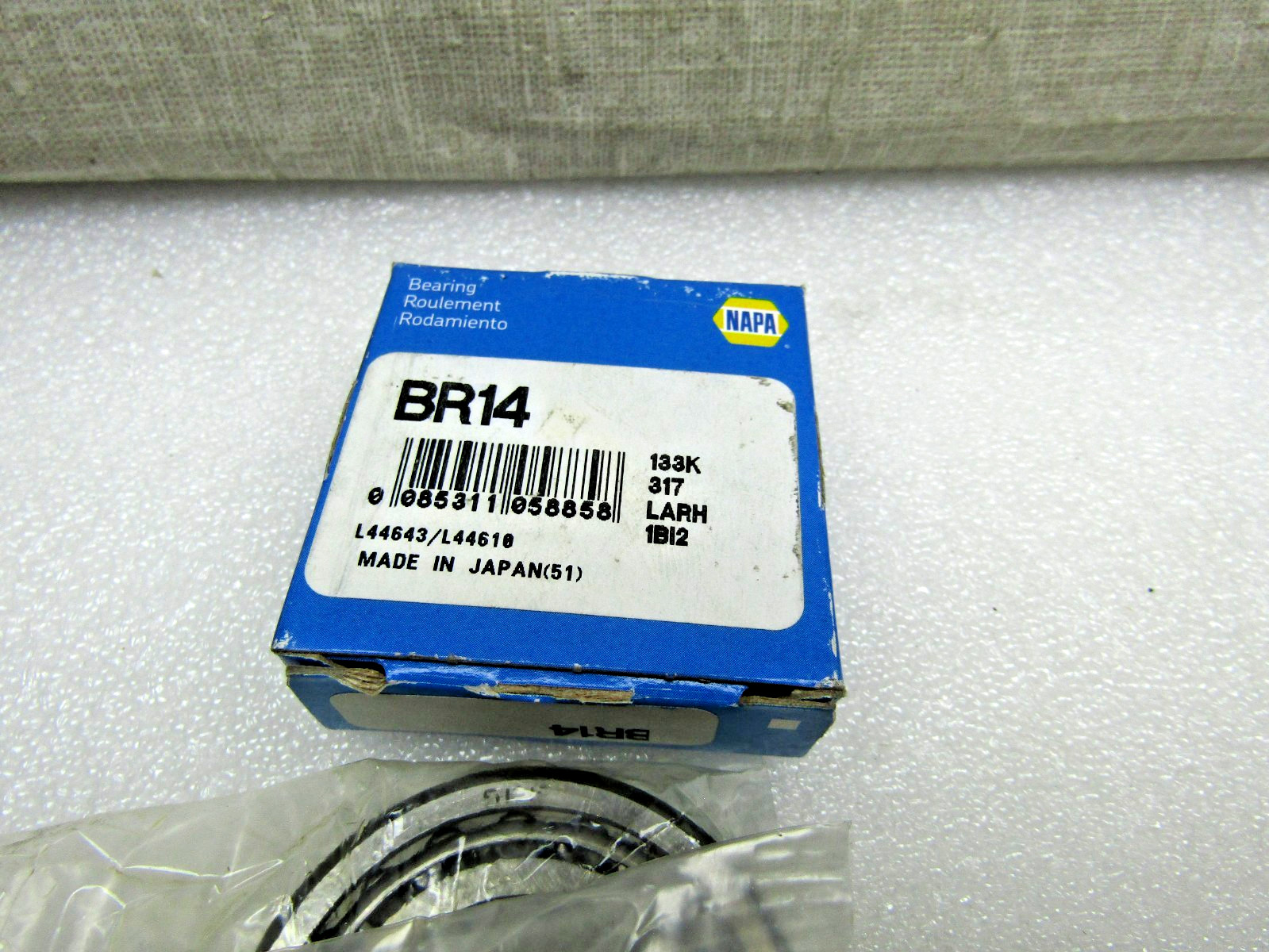 SKF Napa BR14 Tapered Roller Bearing Cup + Cone L44643 L44610
