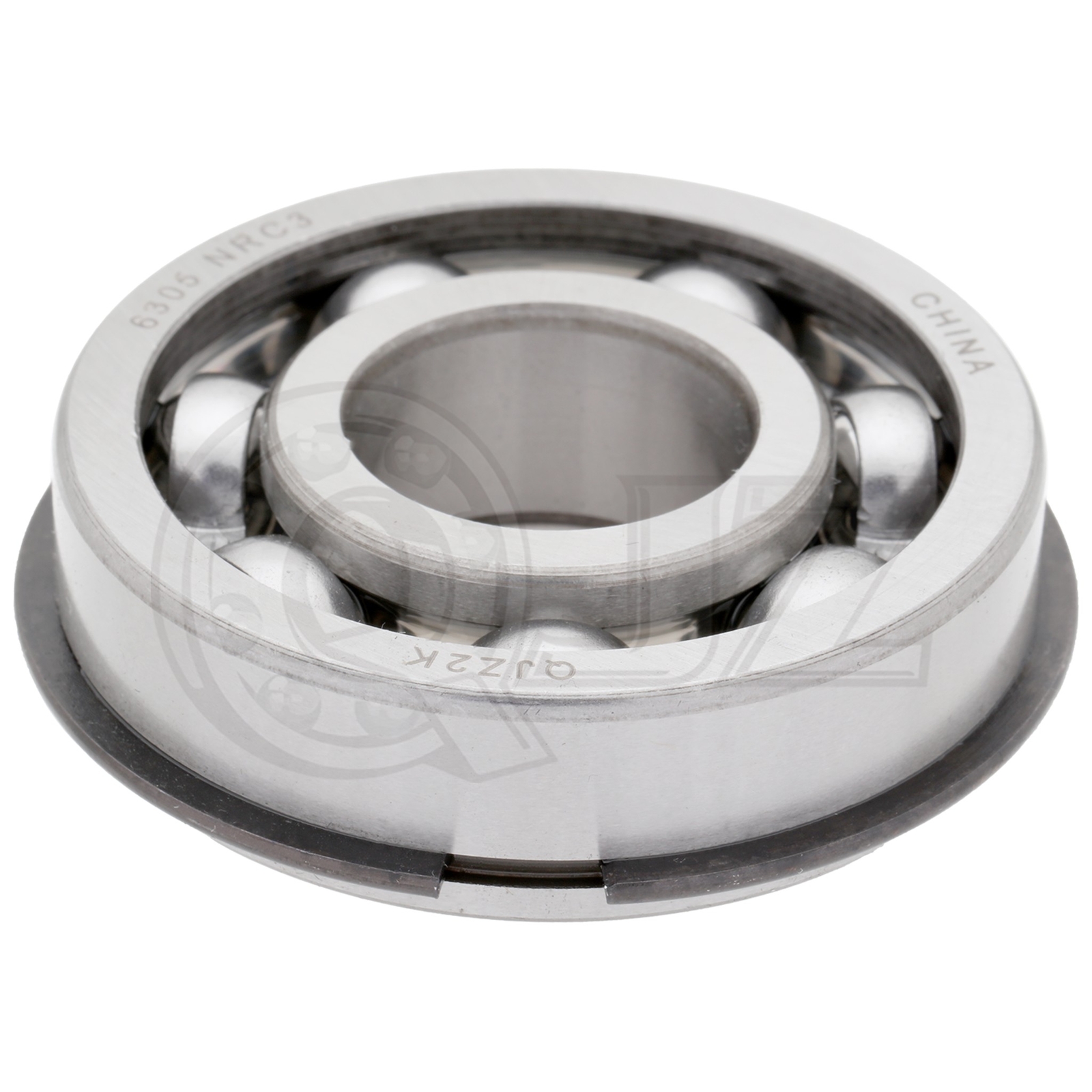 [Qty.8] 6305-OPEN Deep Groove Bearing W/ Snap-Ring [25mm ID x 62mm OD x 17mm W]