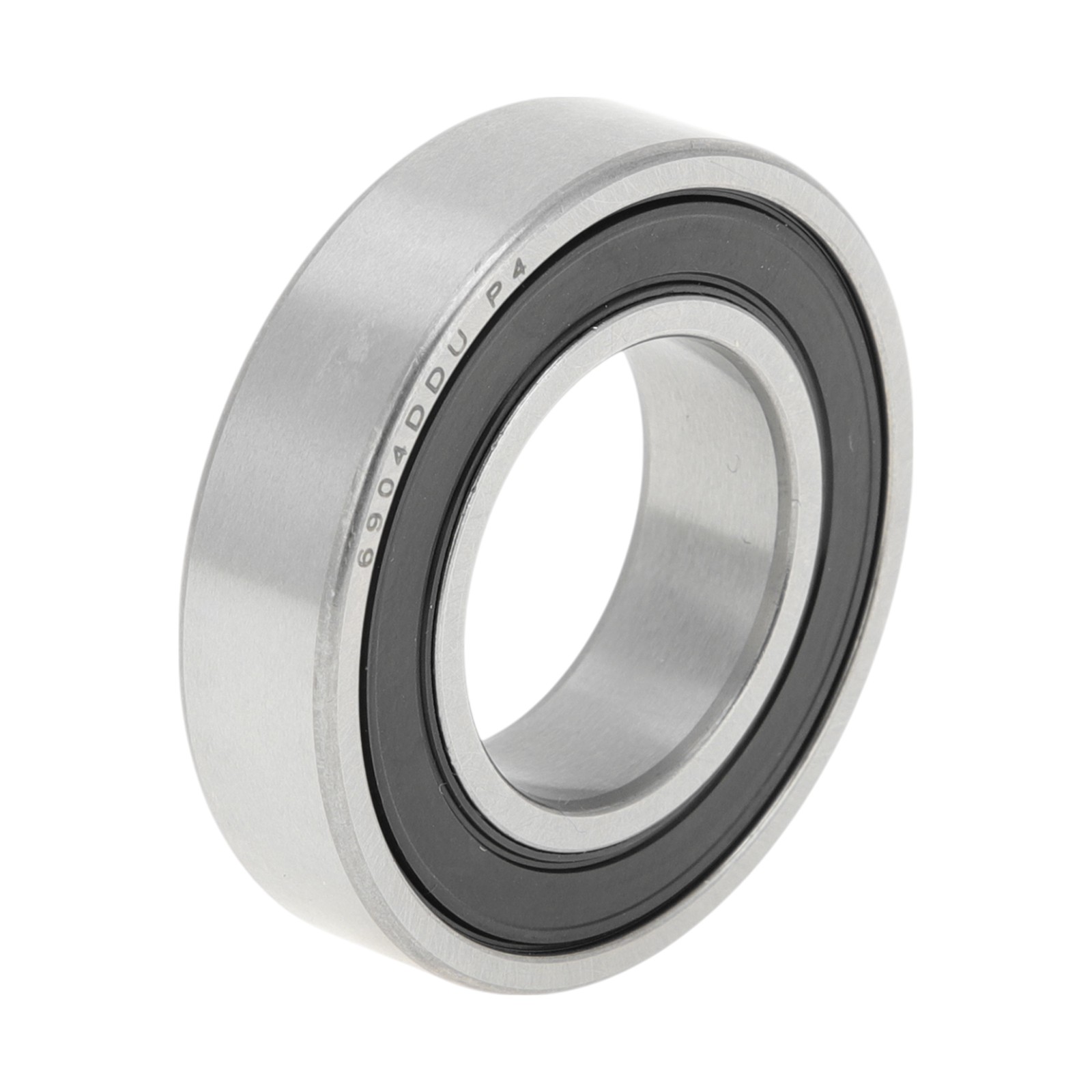 6904DDU Bearings 20x37x9mm P4 1 Piece for Car Scooter Skateboard Black Silver
