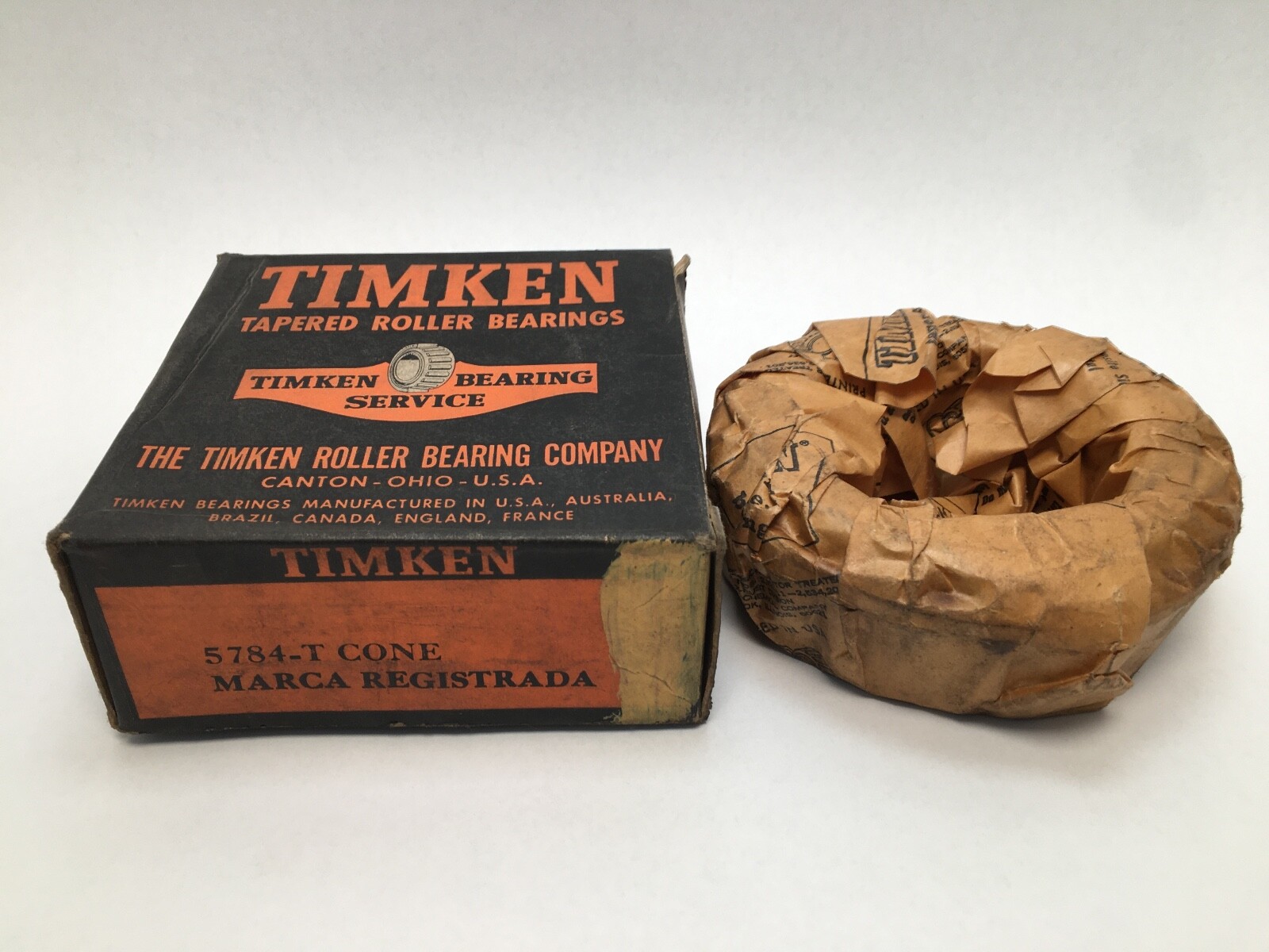 Timken 5784T Taper Roller Bearing Cone 3.170×3.040″ ID 5784-T Taper Bore USA