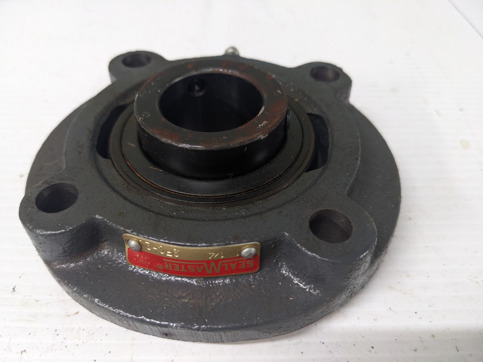 SealMaster SFC20 1-1/4″ 4 bolt piloted flange block, made in USA. *
