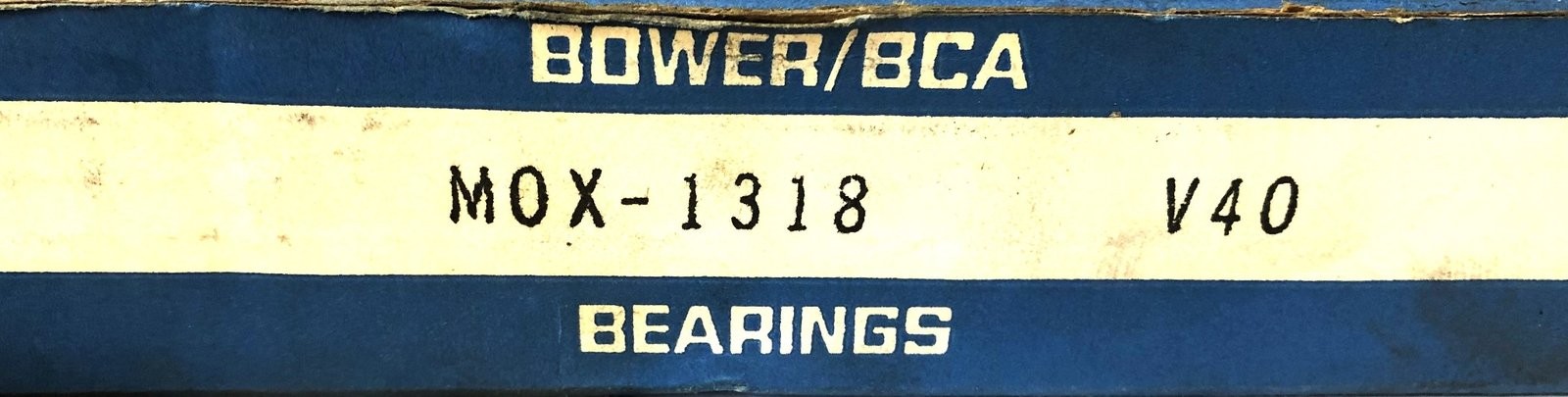 Bower/BCA Cylindrical Roller Bearing Assembly MOX-1318 V40 NOS