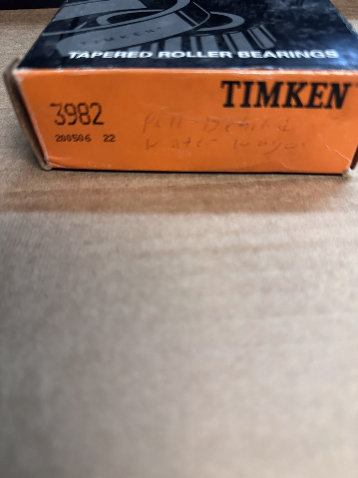 Timken 3982 Tapered Roller Bearing New in Box