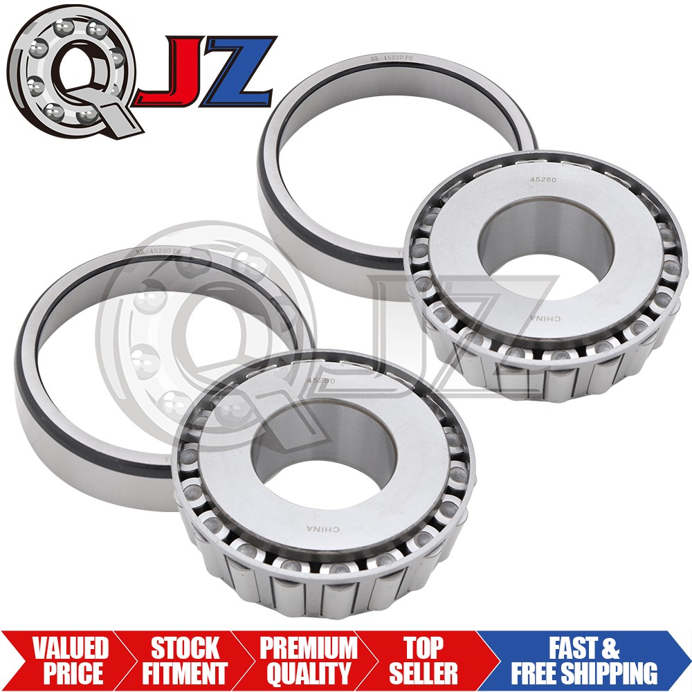 [2-Pack] 45280-45220 Tapered Roller Bearing Set (1-3/4″ ID x 4.13″ OD x 1.22″ W)