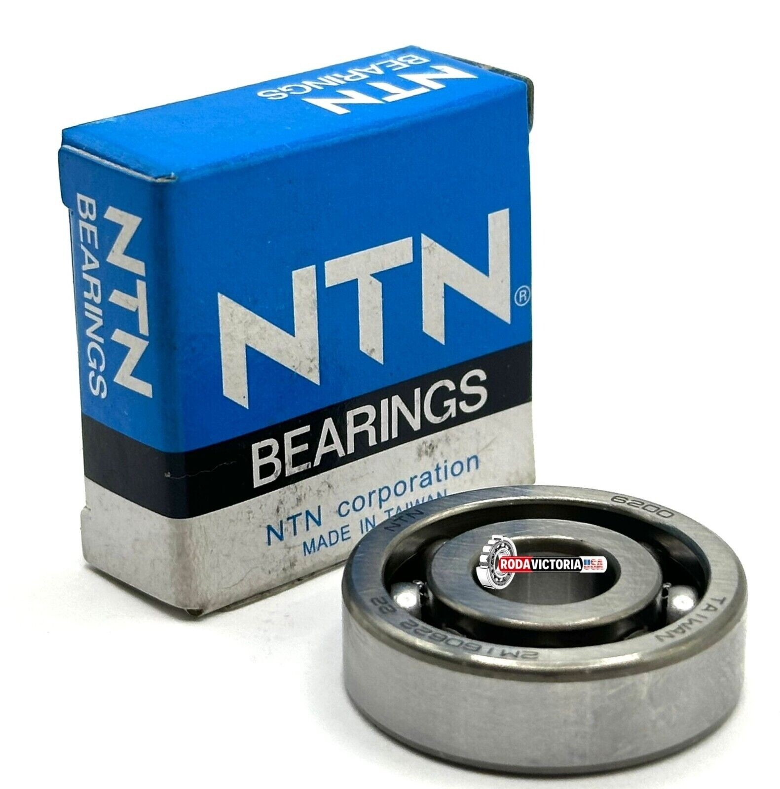 NTN 6200 CM DEEP GROOVE BALL BEARING, OPEN TYPE, NO SEALS 10x30x9mm