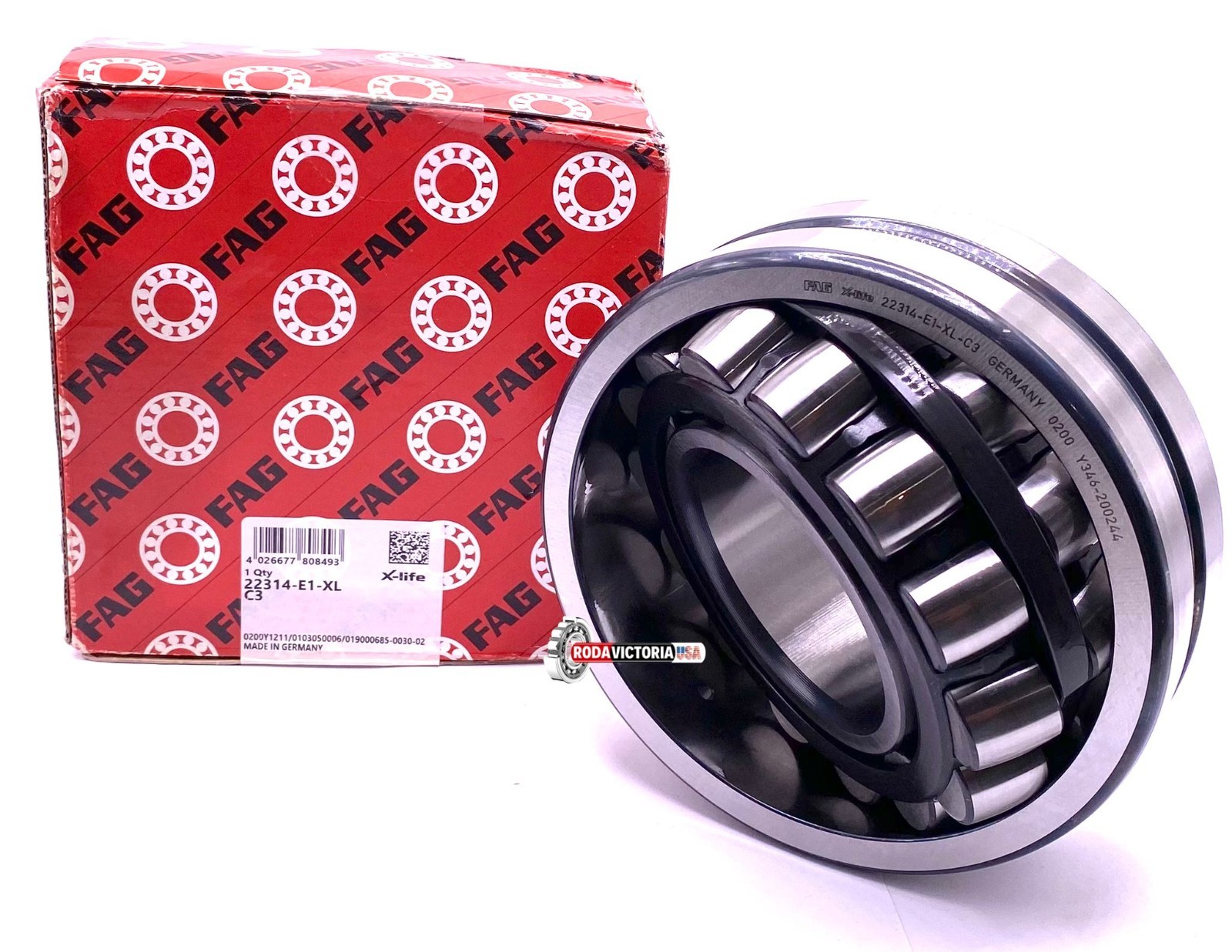FAG 22314 E1 XL C3 SPHERICAL ROLLER BEARING 70x150x51mm