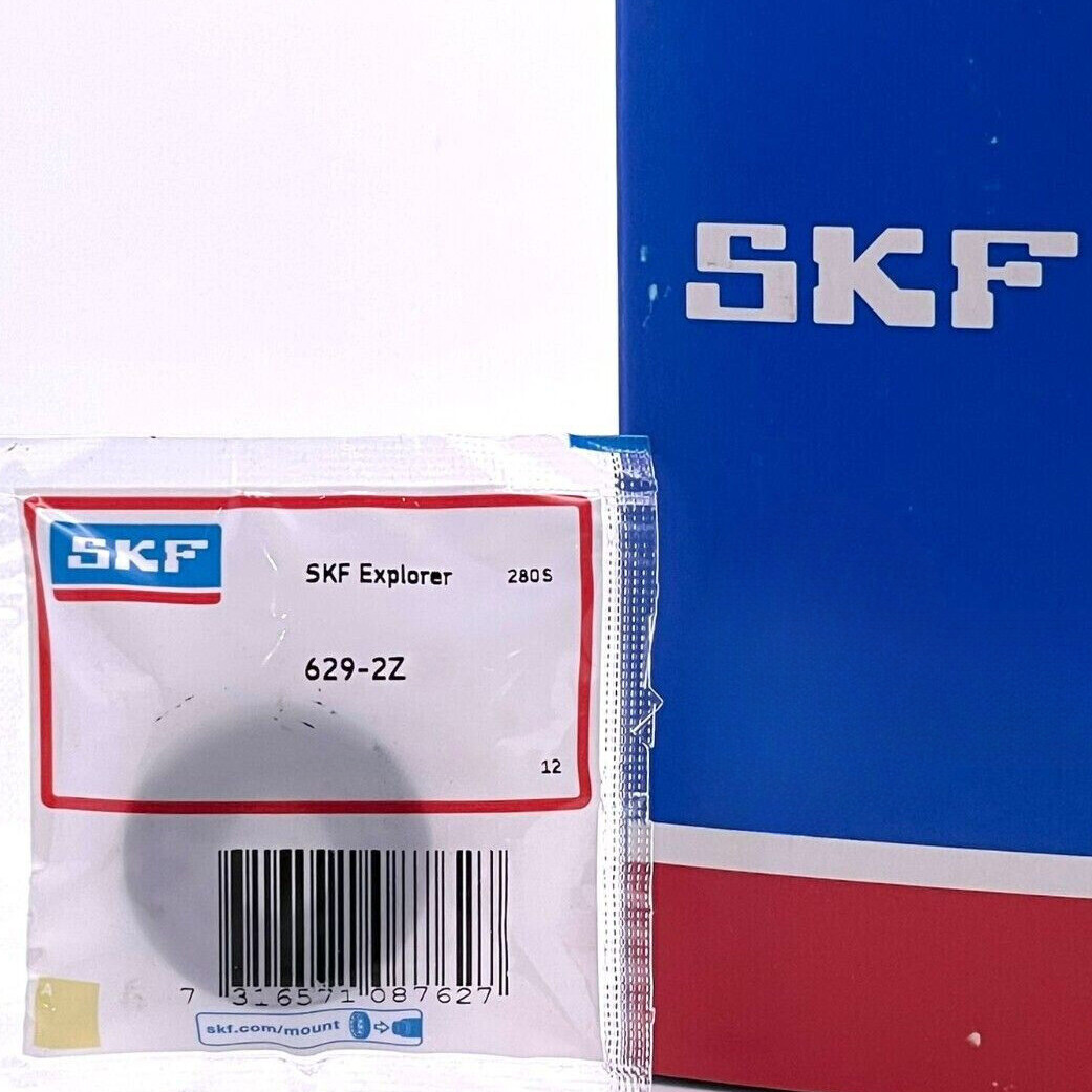 NEW SKF 629-ZZ DEEP GROOVE BALL BEARING METAL SHIELDED 9x26x8mm