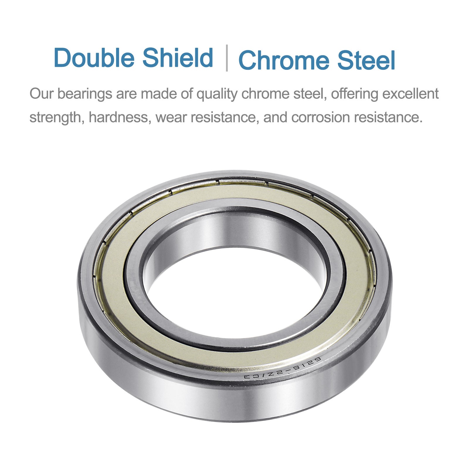 6216-ZZ Deep Groove Ball Bearing 79x140x26mm C3 Clearance Bearing Double Shield